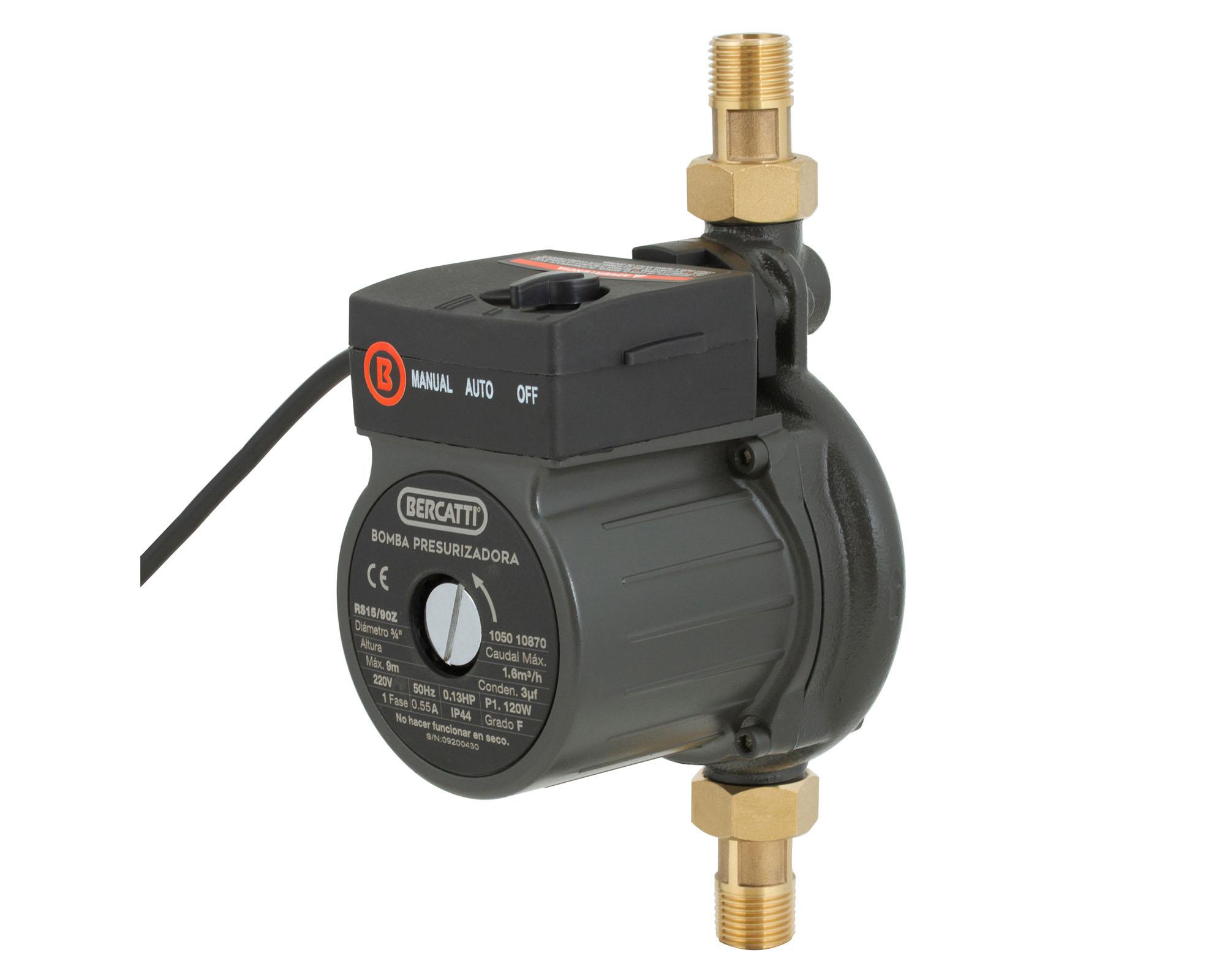 Bomba superficie presurizadora 3/4'' 120W RS15/90-Z Bercatti-1