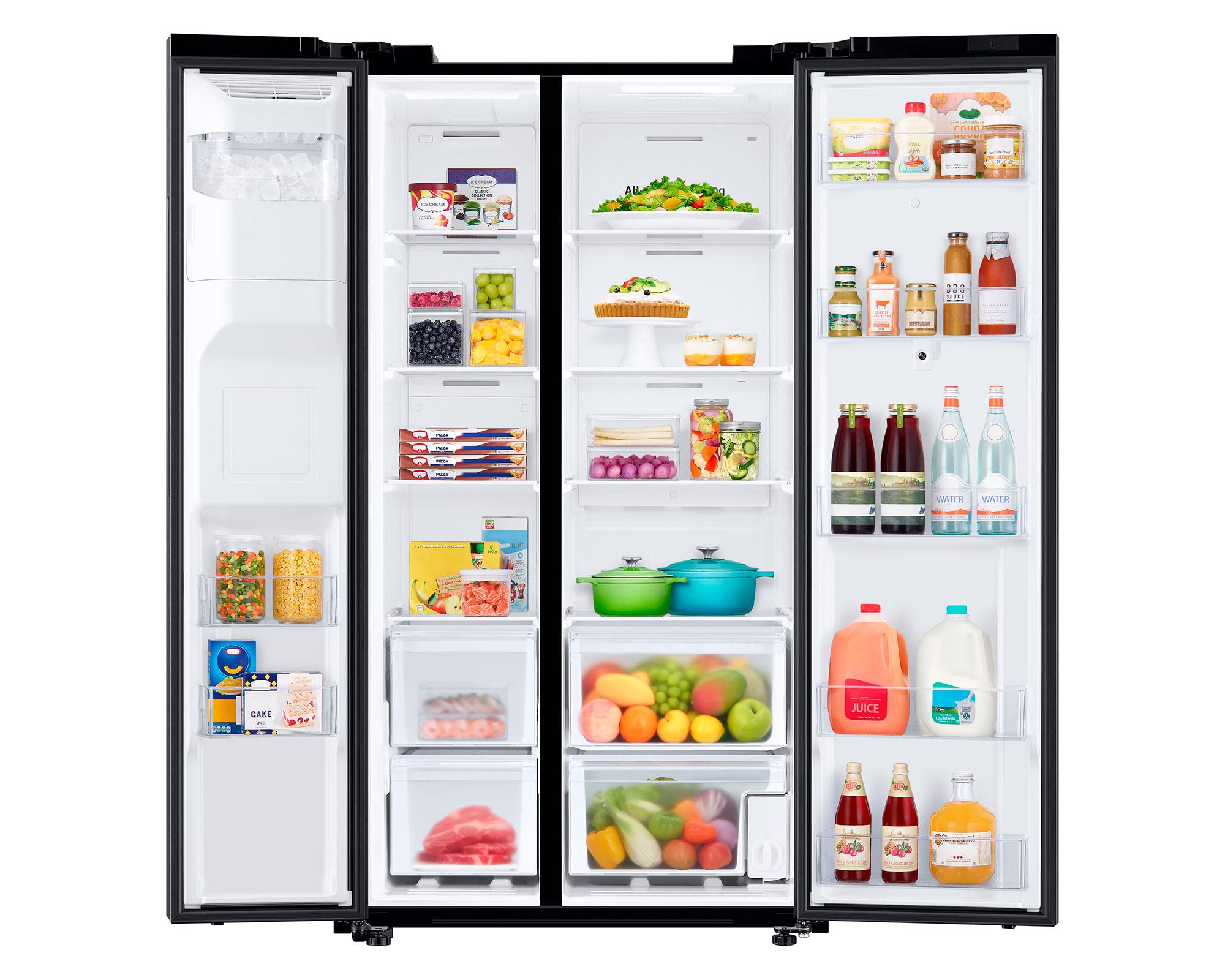 Side by Side no frost 585 litros RS58T5561B1/ZS negro Samsung-4