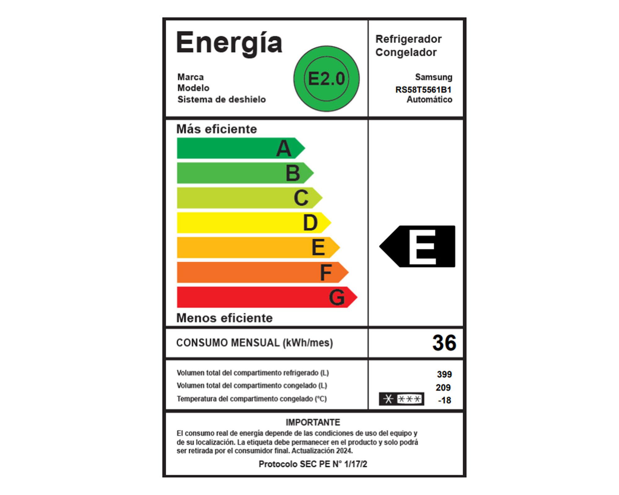 Refrigerador Side by Side RS58T5561B1/ZS negro doi 608 lt-8
