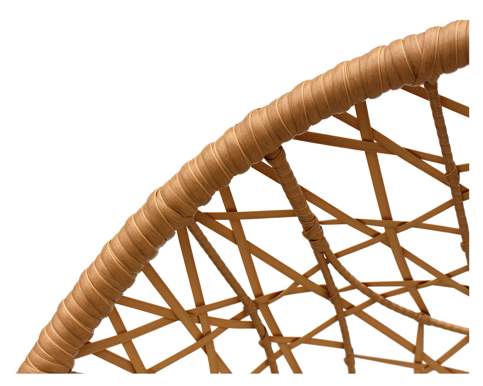 Silla colgante Lerins café-2