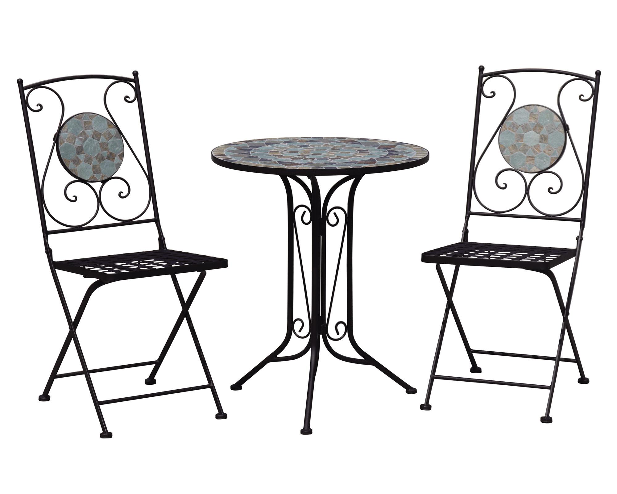 Set terraza 2 personas mosaico morella Outzen.-0