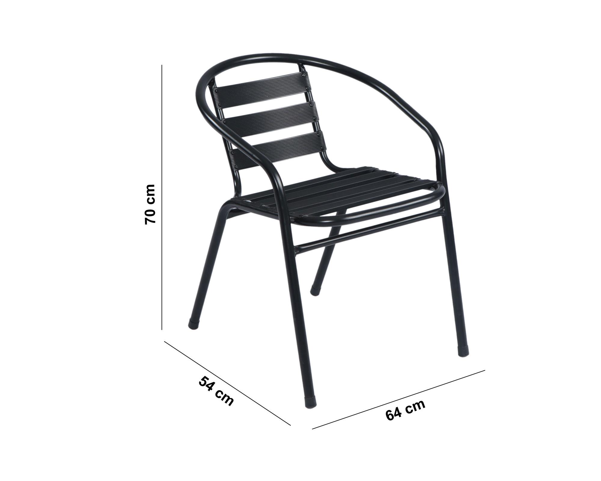 Silla caño negro Outzen-4