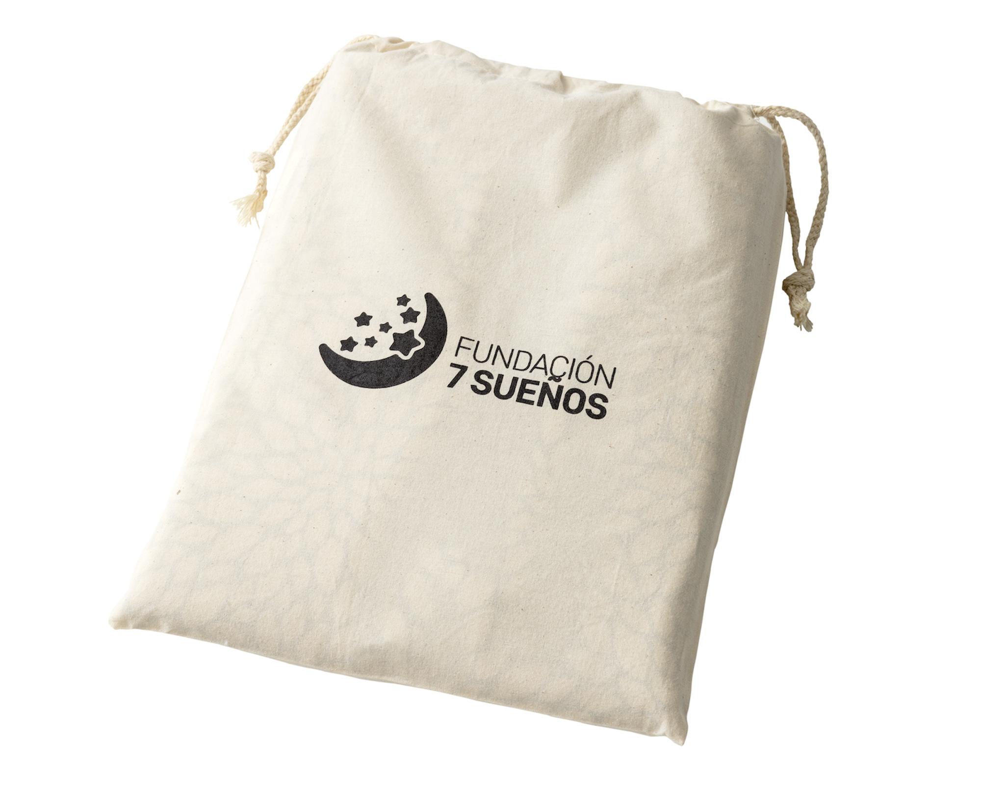 Cortina baño semillas orgánicas beige Fundación 7 Sueños-3