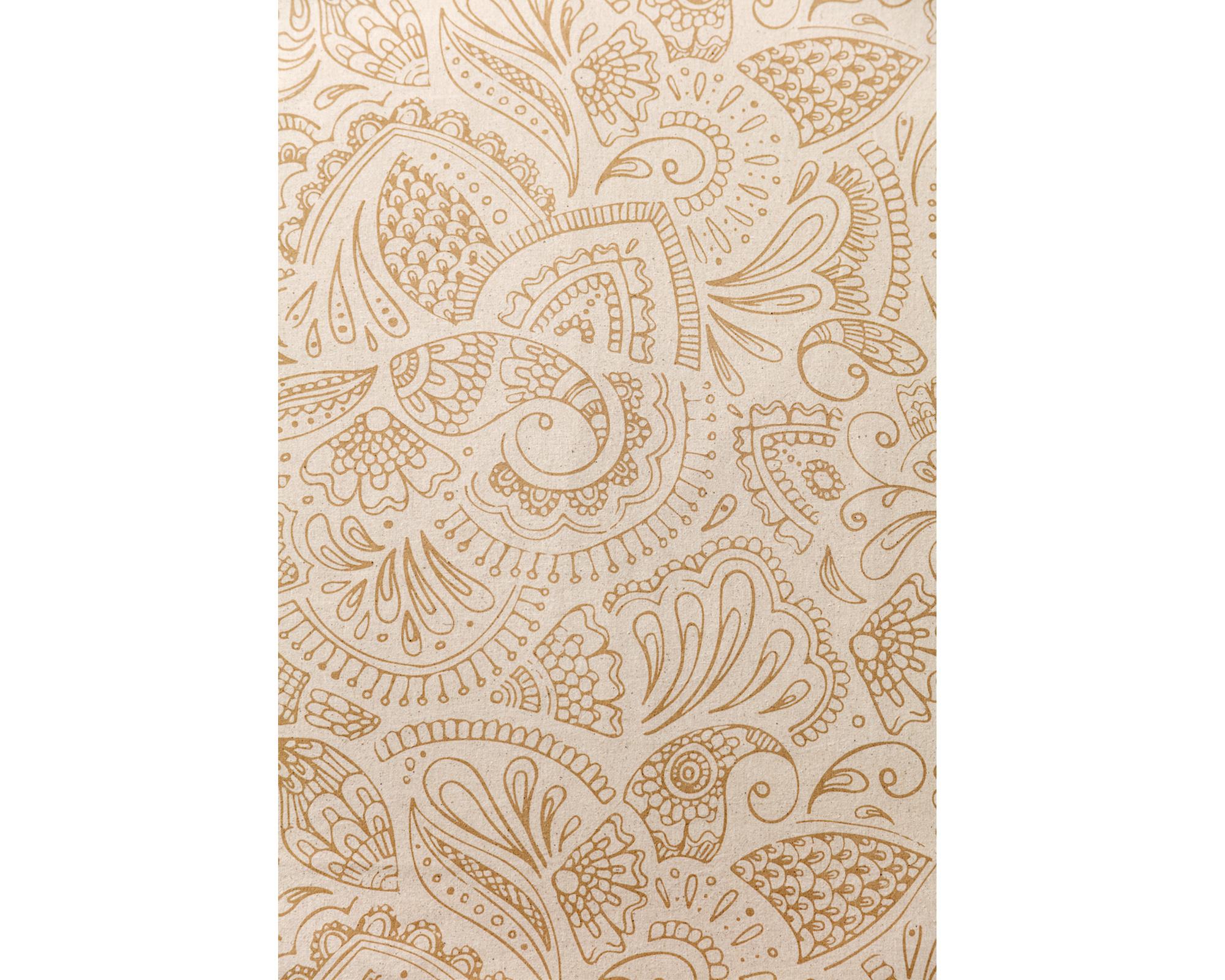 Cortina baño semillas orgánicas beige Fundación 7 Sueños-2