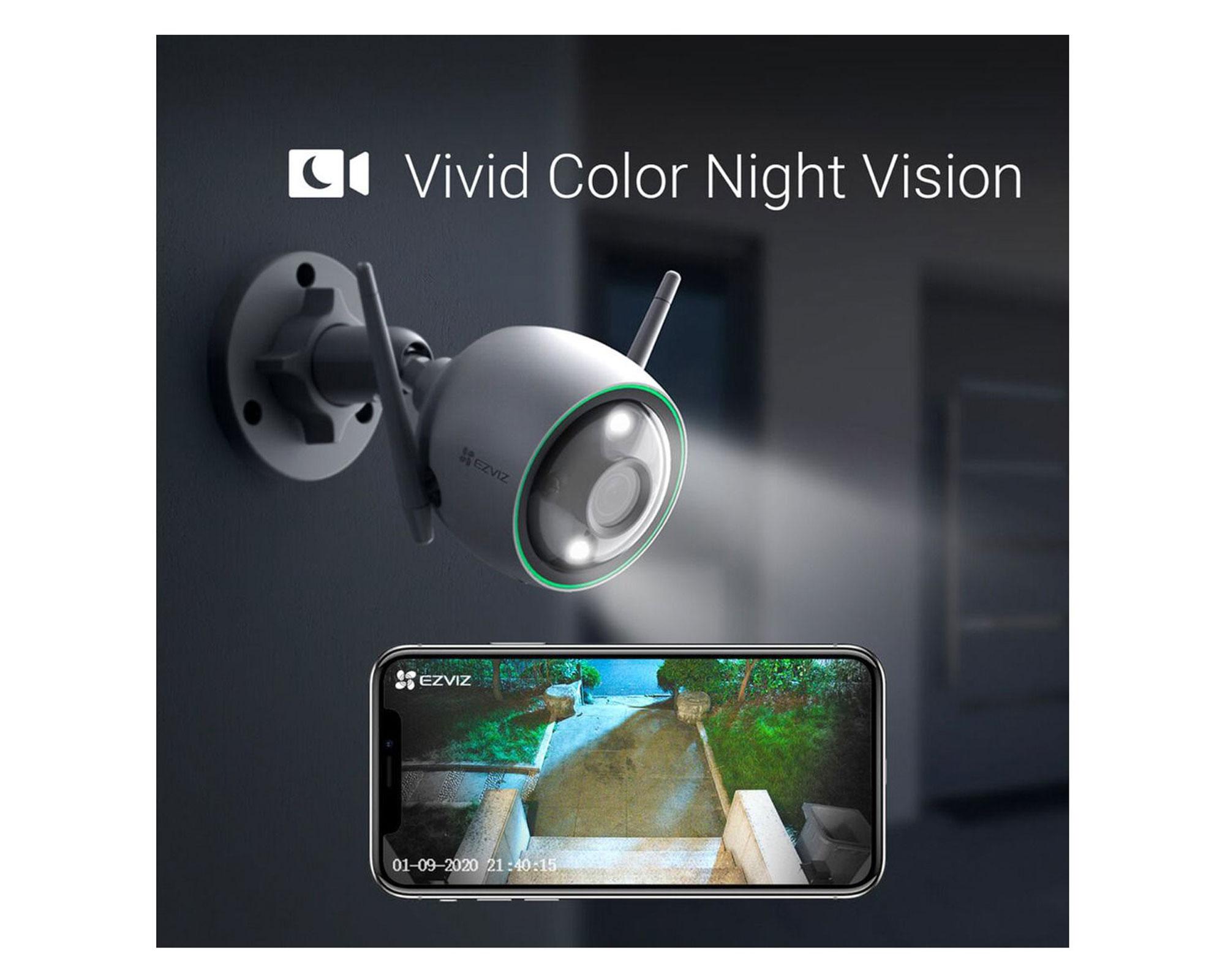 Cámara de seguridad IP bullet EZ-C3NFHD WIFI Ezviz.-1