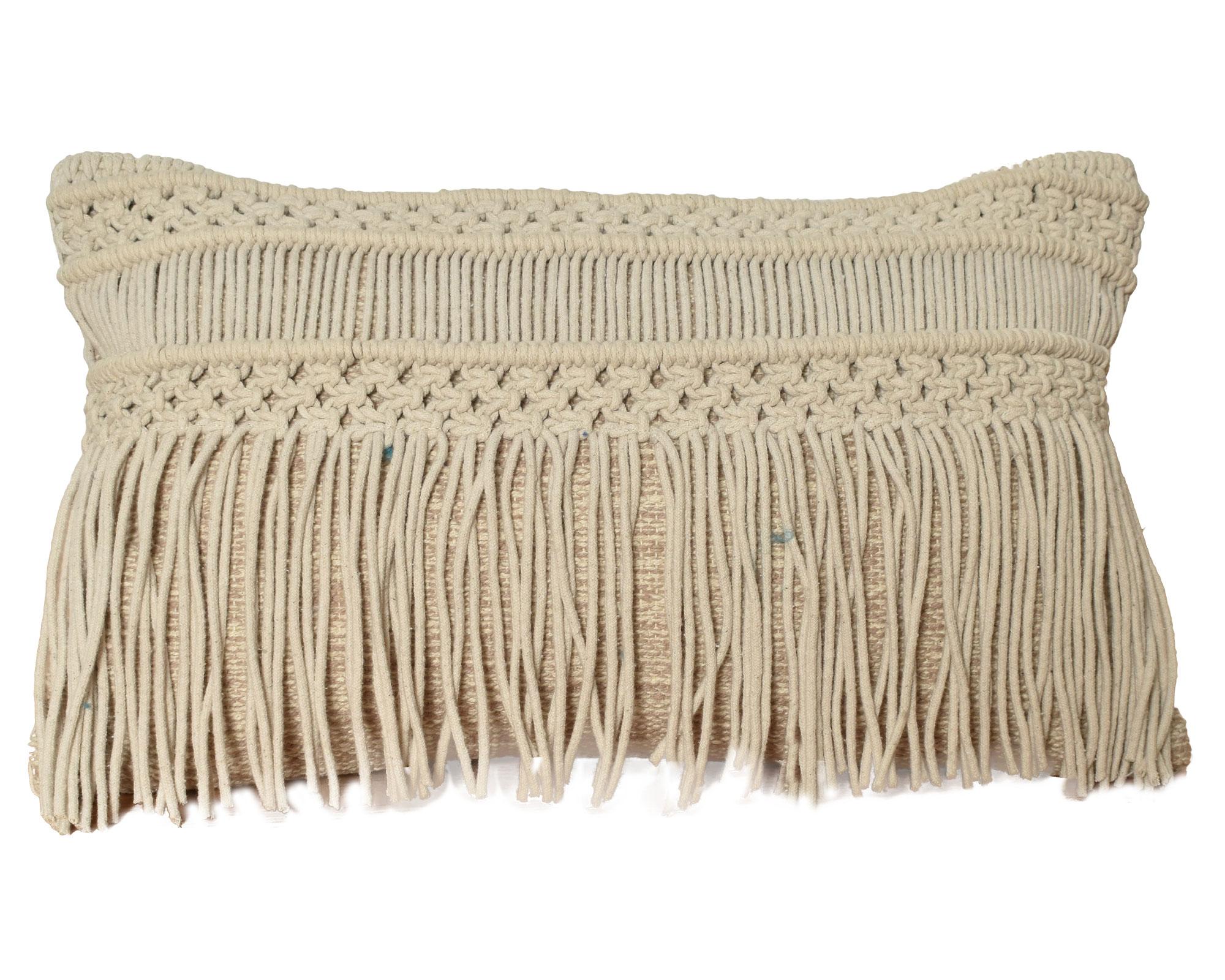 Cojín 30x50 cm Macramé Cotidiana-0