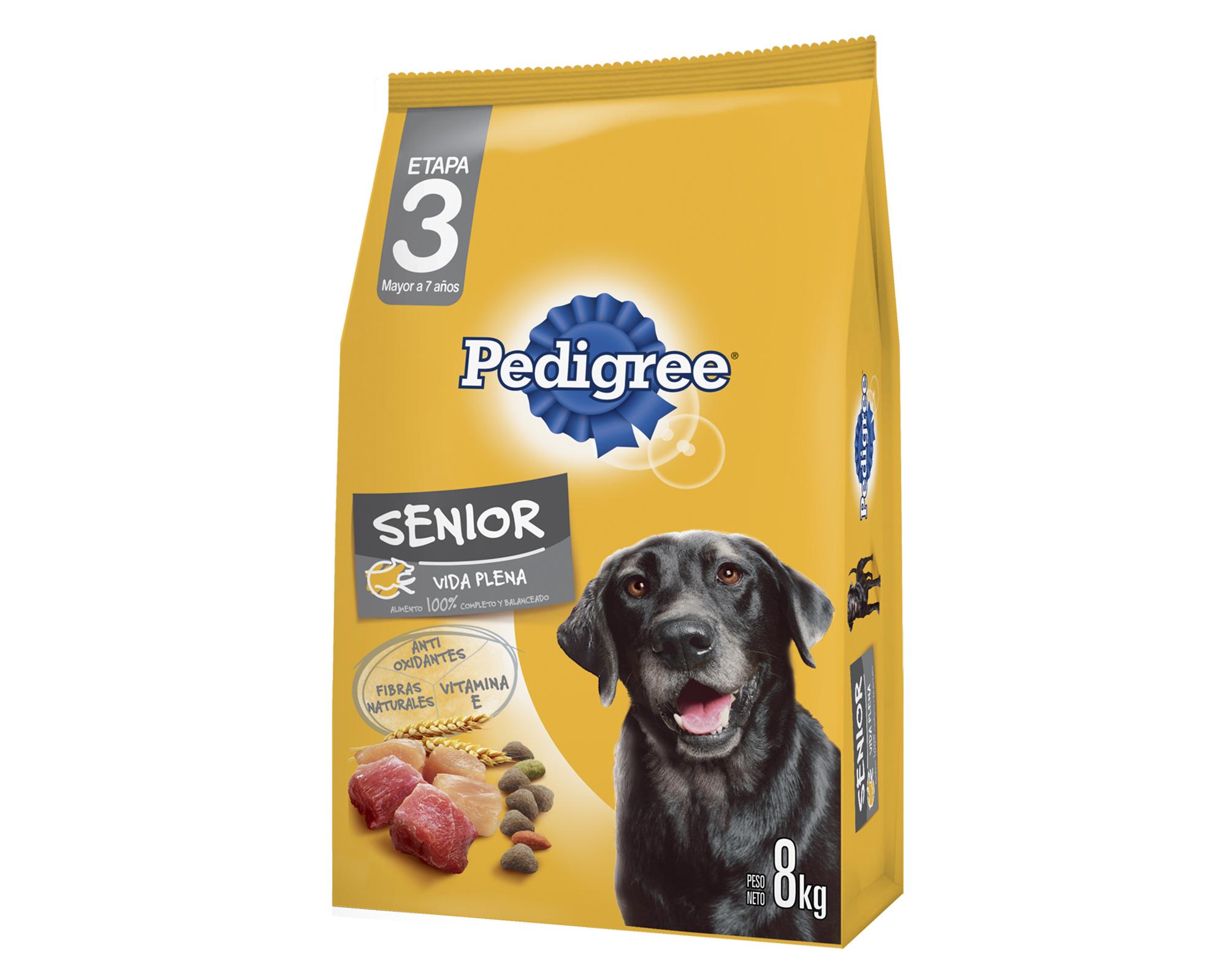 Alimento perro senior 8 kg carne Pedigree-0