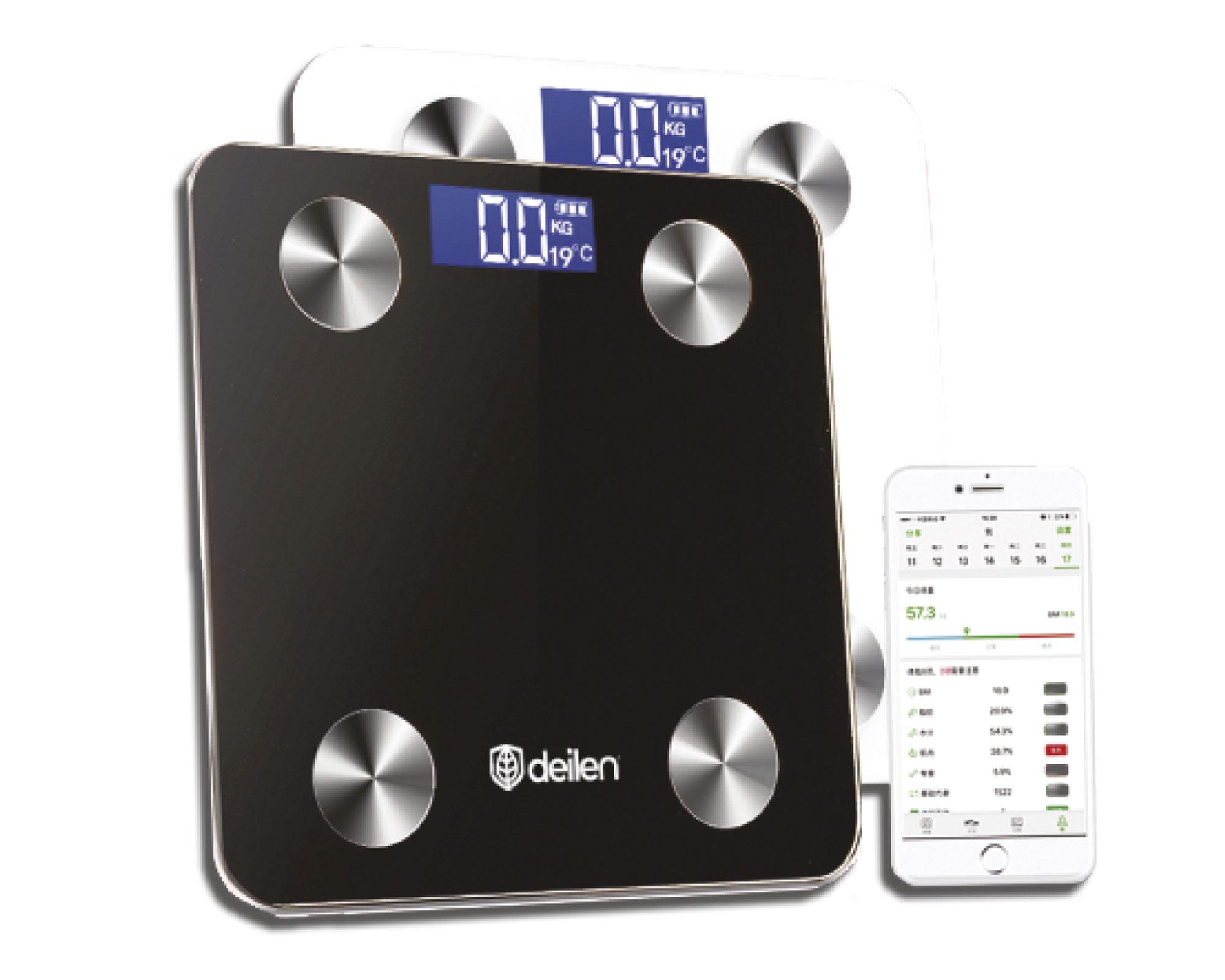 Pesa inteligente Bluetooth negro Deilen.-1