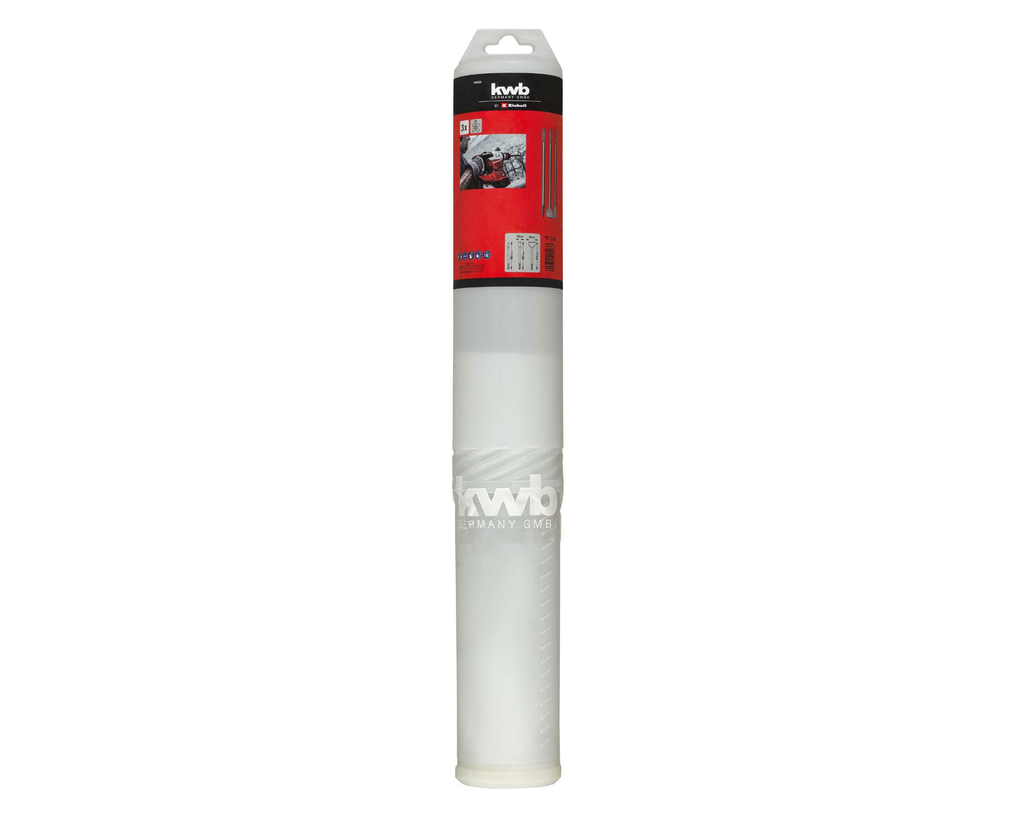 Cincel SDS Max 3 piezas KWB.-1