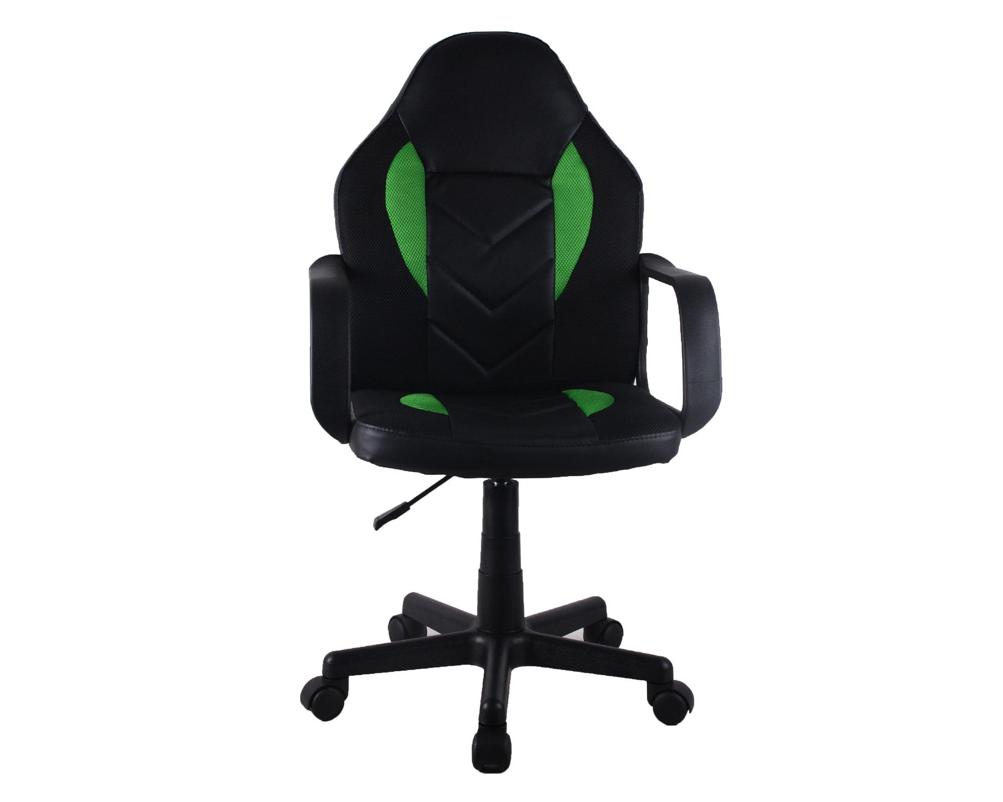 Silla ejecutiva gamer verde/negro +Design-0