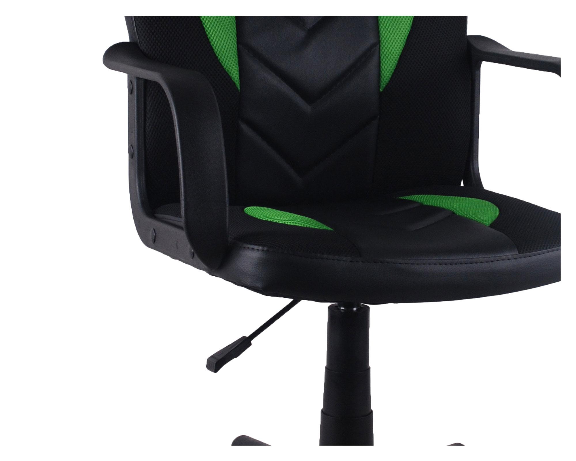 Silla ejecutiva gamer verde/negro +Design-4