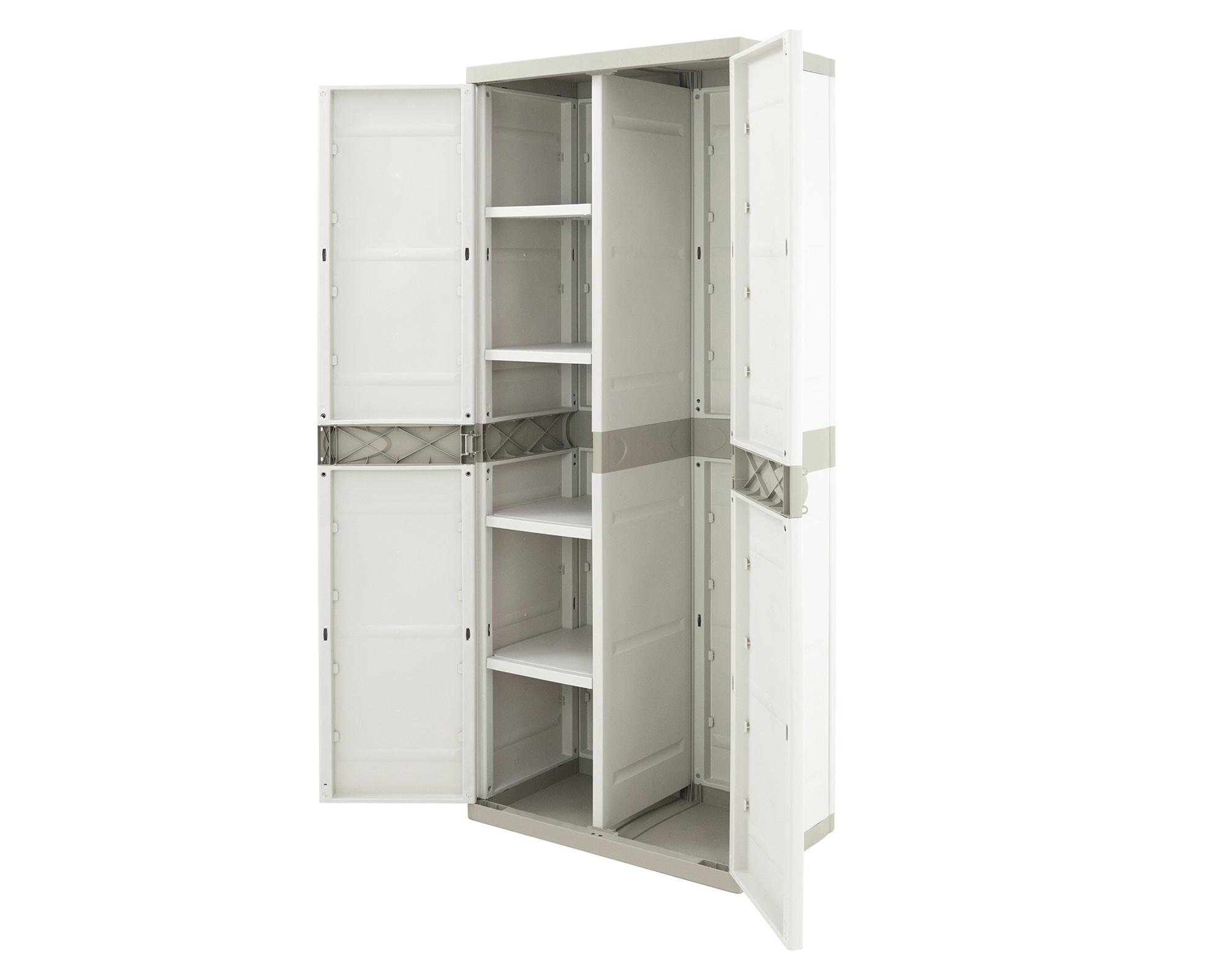 Armario escobero 2 puertas Titanium ATT-70E Plastiken-3