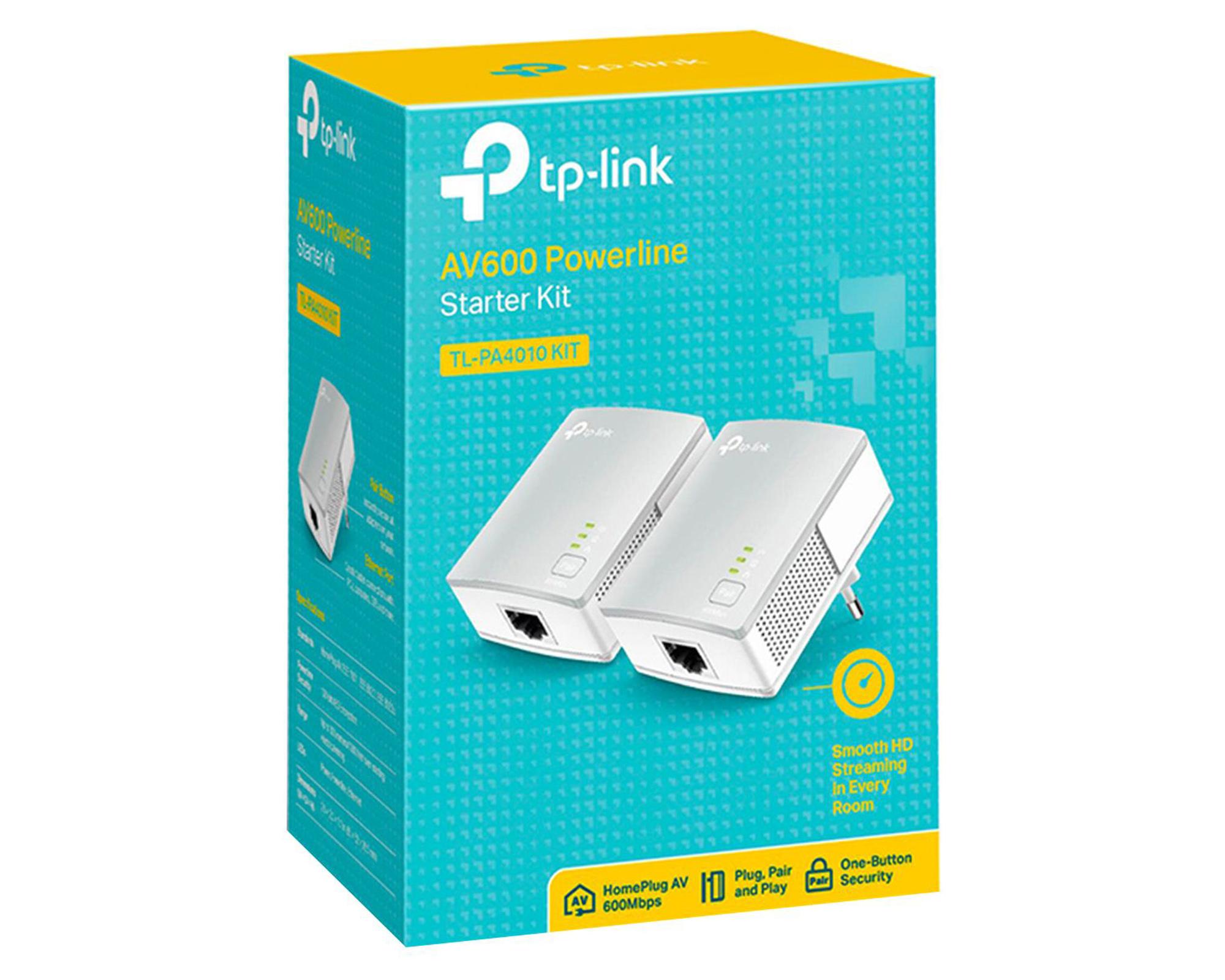 Kit de inicio nano Powerline AV600 TPL-TLPA4010KIT TP-Link.-1