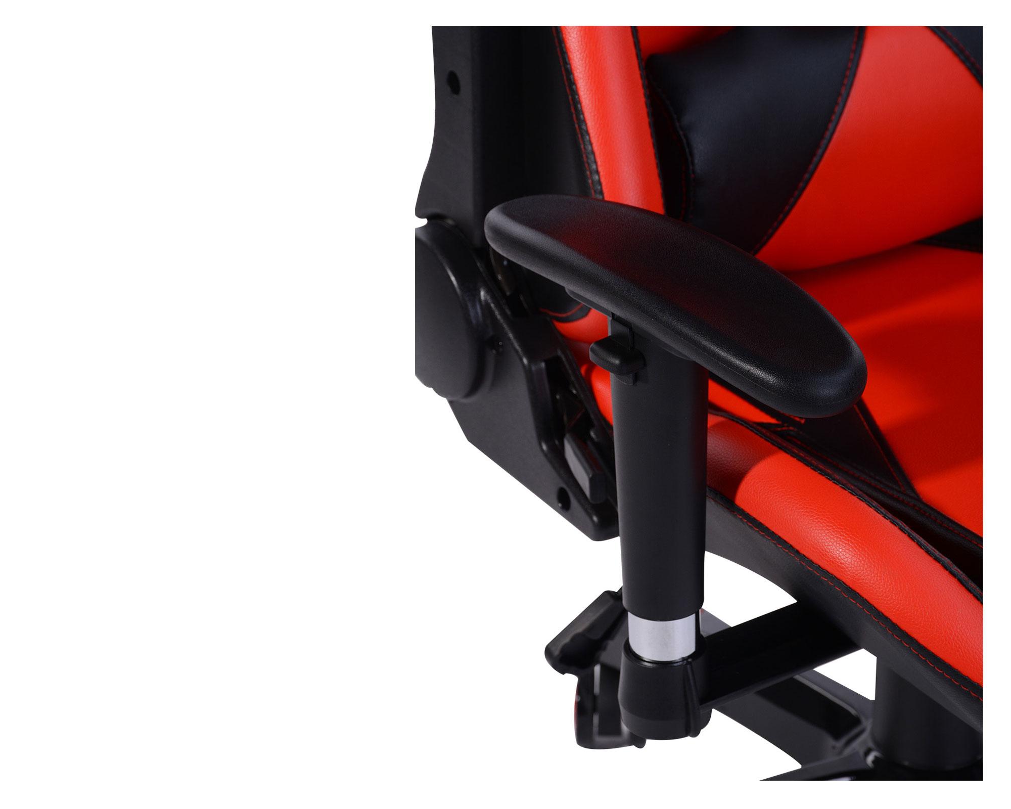 Sillón ejecutivo Gamer rojo/negro M+Design-2