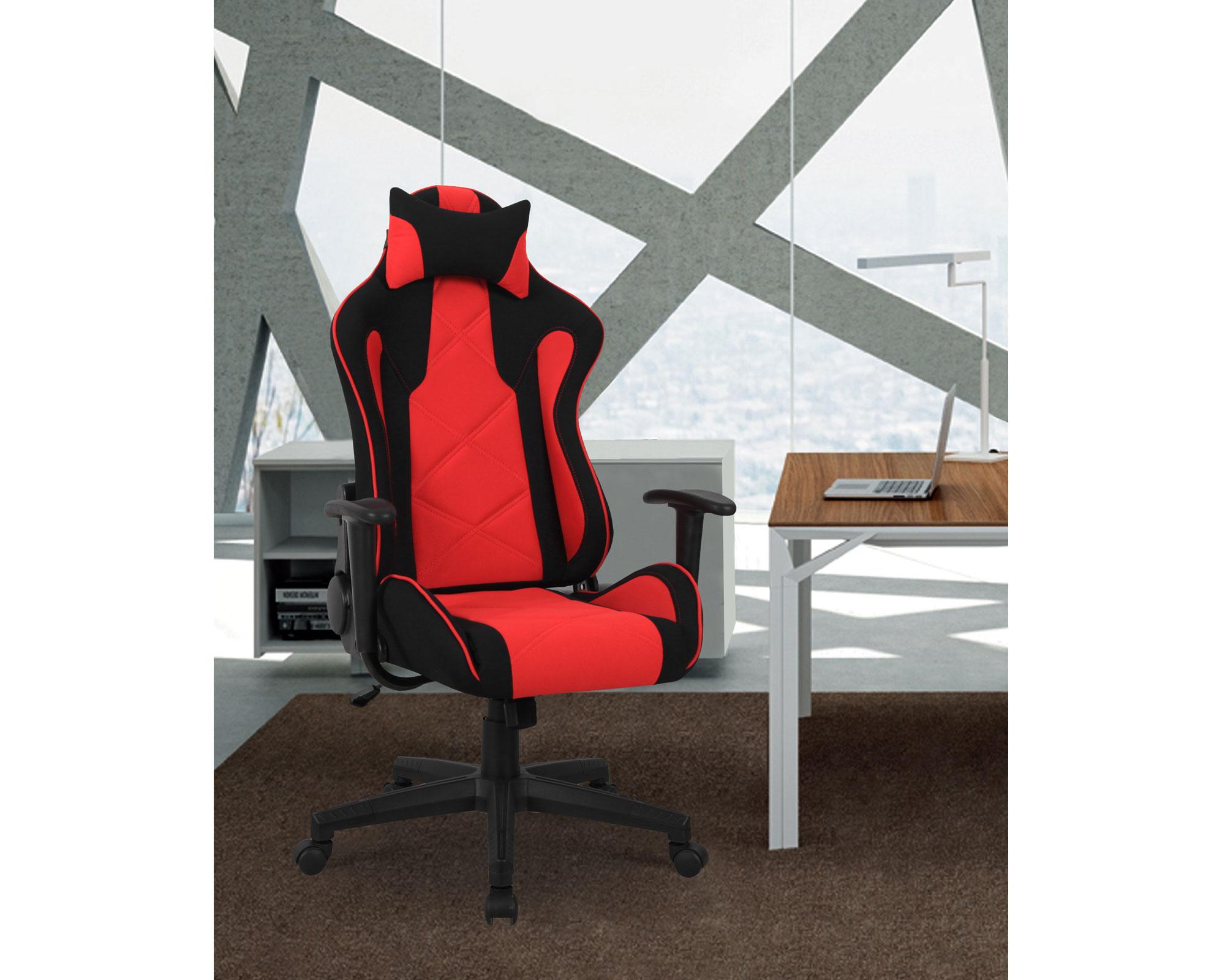 Silla gamer Donato negro/rojo M+Design-3