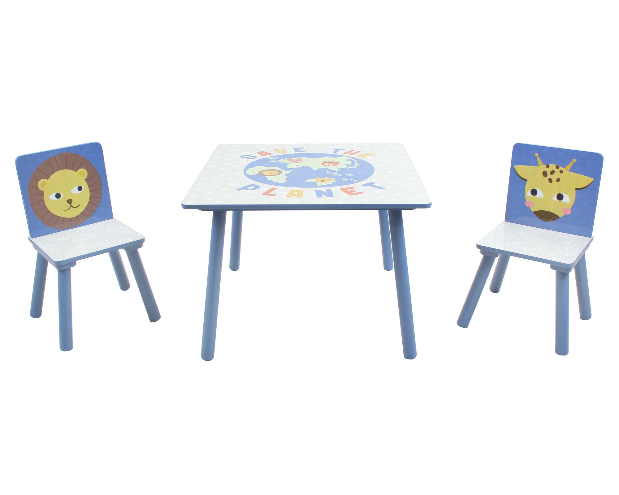Mesa + 2 sillas Animals M+Design-2