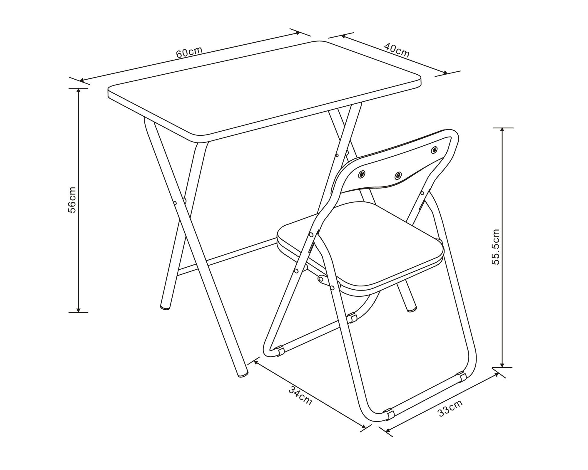 Mesa + silla infantil Save the animals M+Design-2