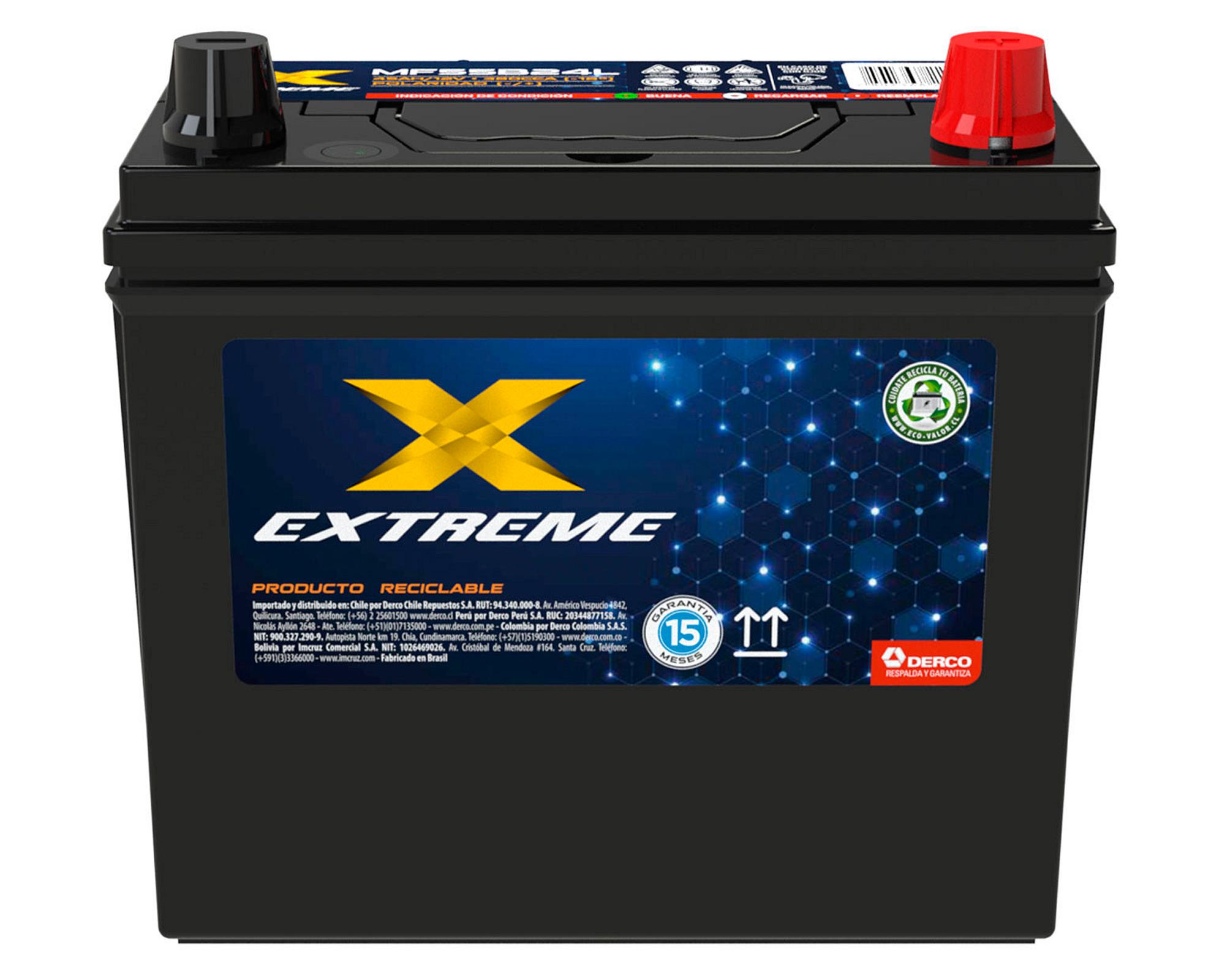 Batería 45AH 380CCA izquierdo MF55B24L Extreme.-0