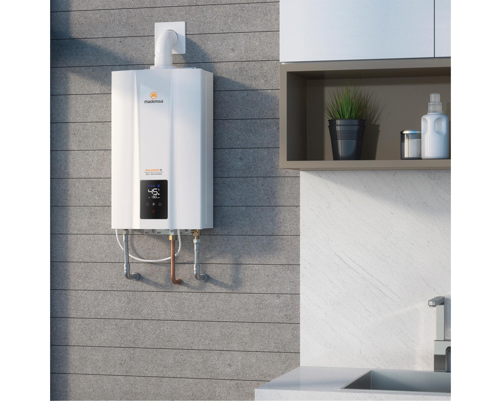 Calefont tiro balanceado Balanced Eco 13 lt gas licuado-3