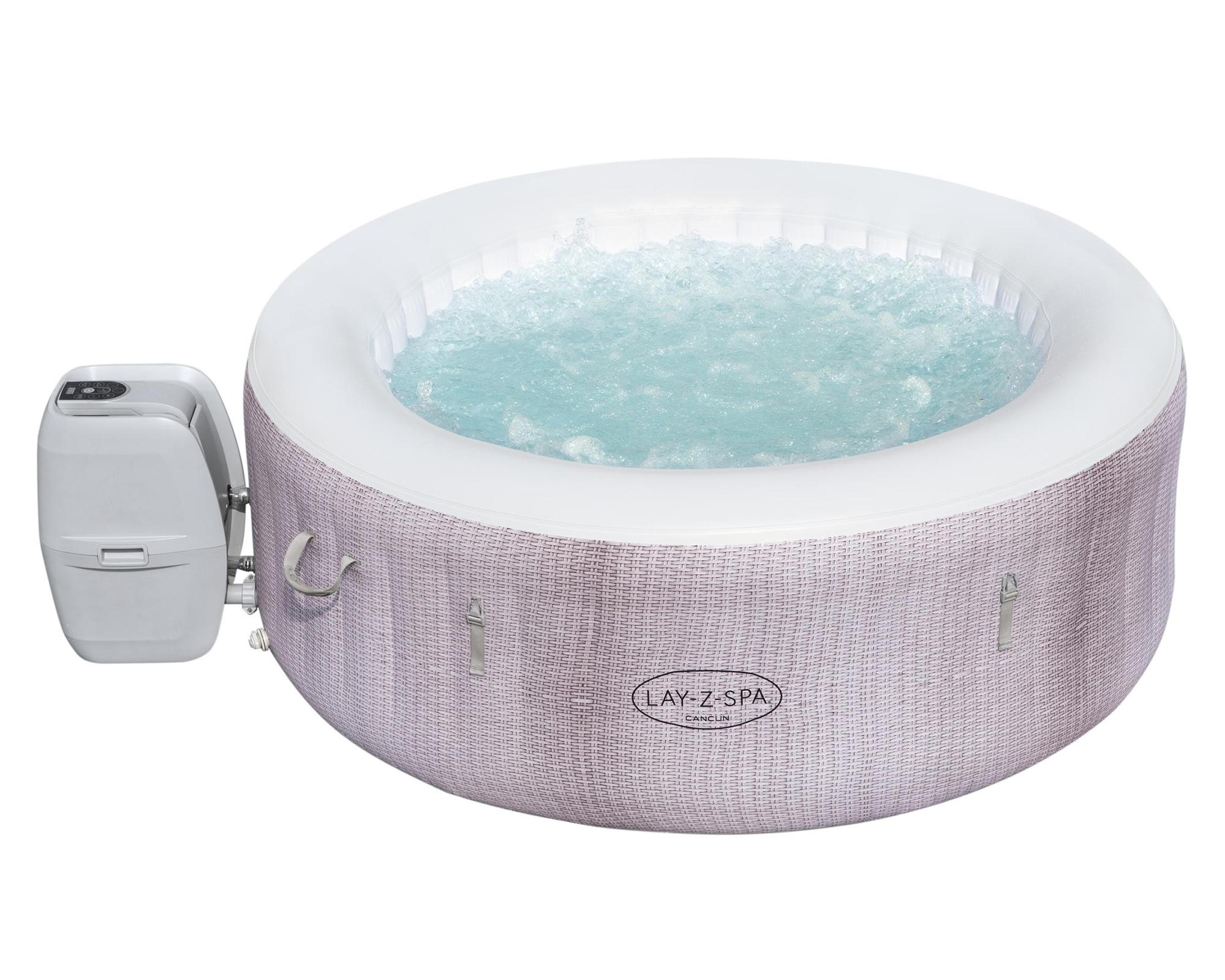 Spa inflable 2-4 personas 669 litros Cancún Lay-Z Bestway-0