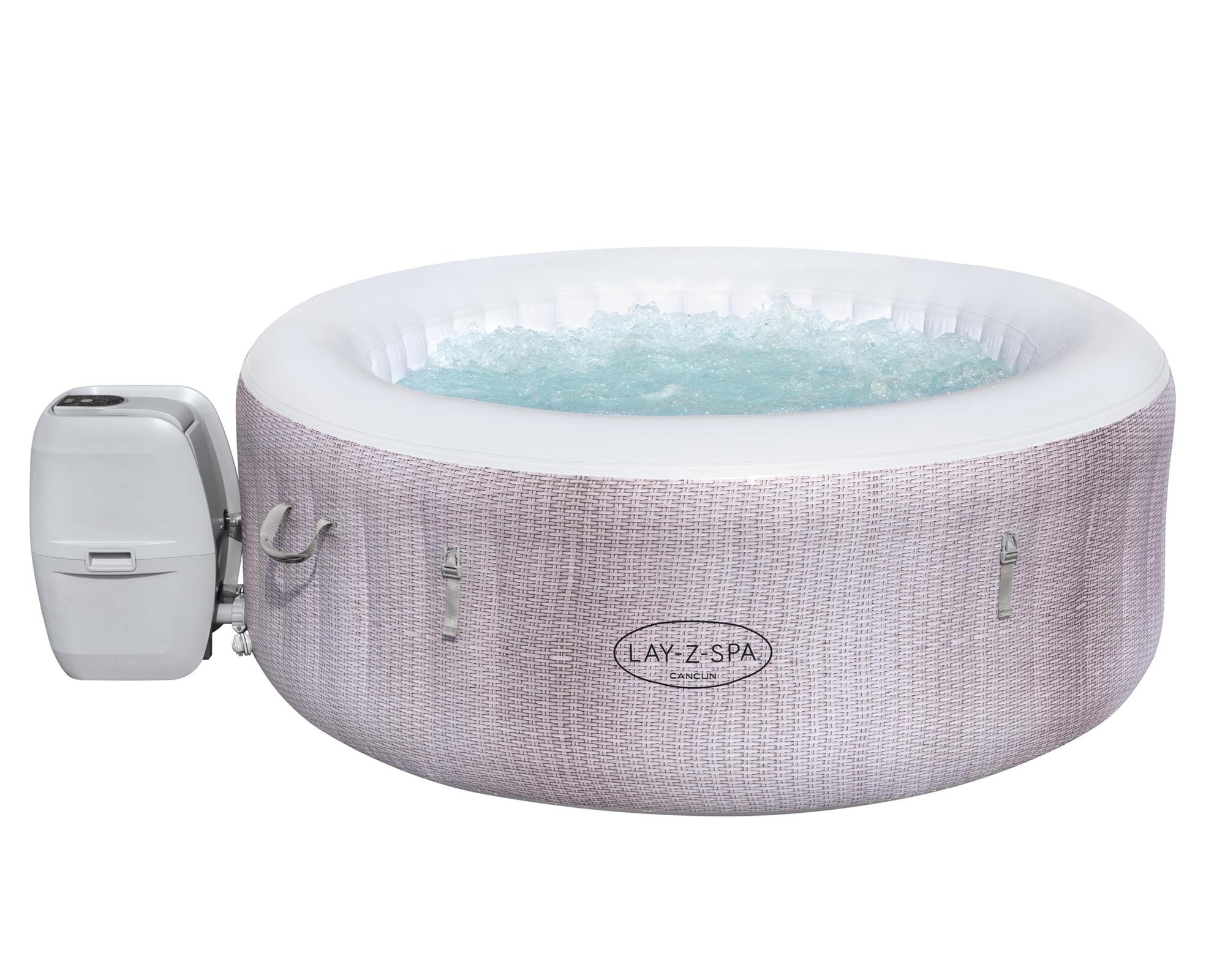 Spa inflable 2-4 personas 669 litros Cancún Lay-Z Bestway-2