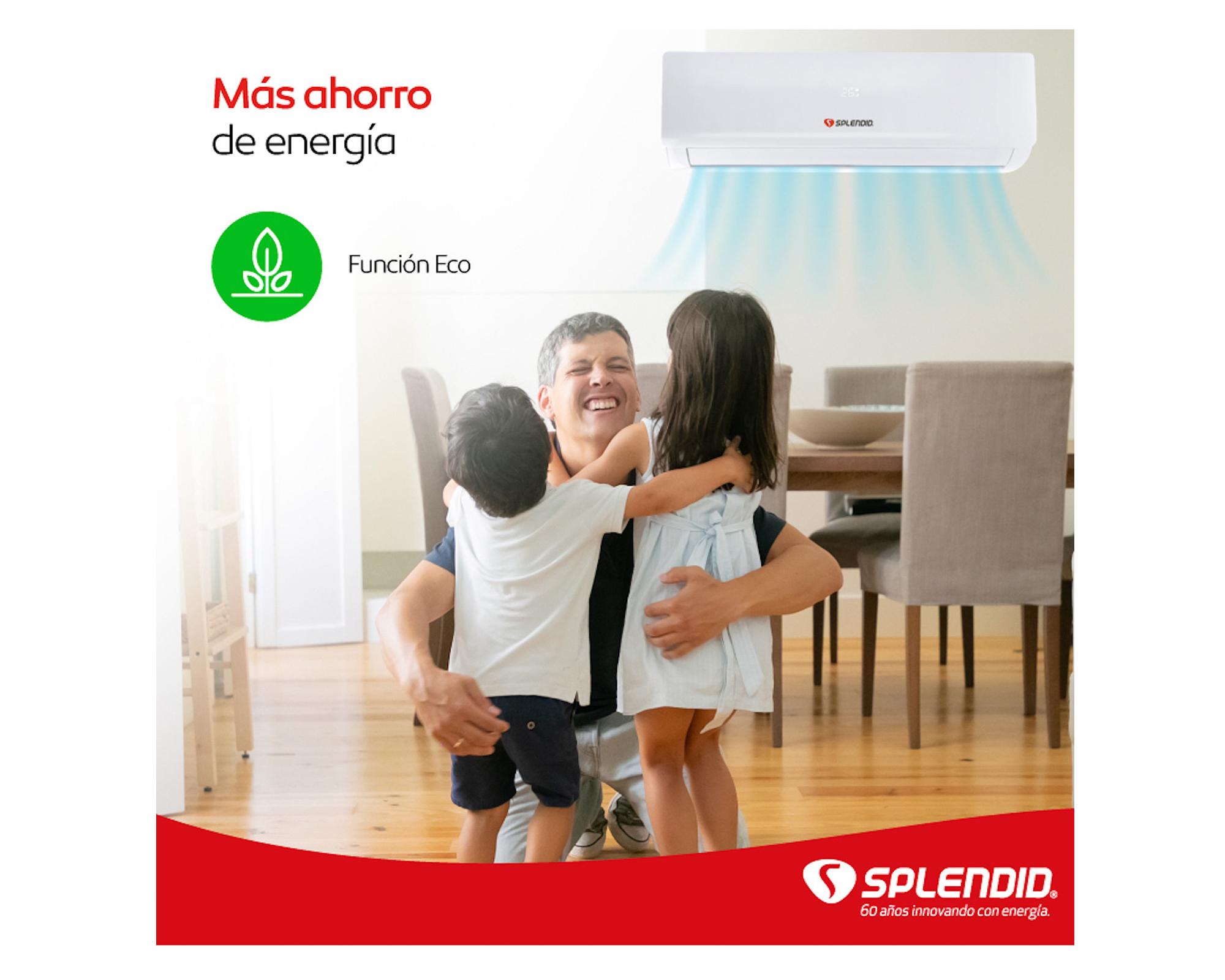 Aire acondicionado split 9000 BTU frío/calor SAC-09K-O Splendid.-6