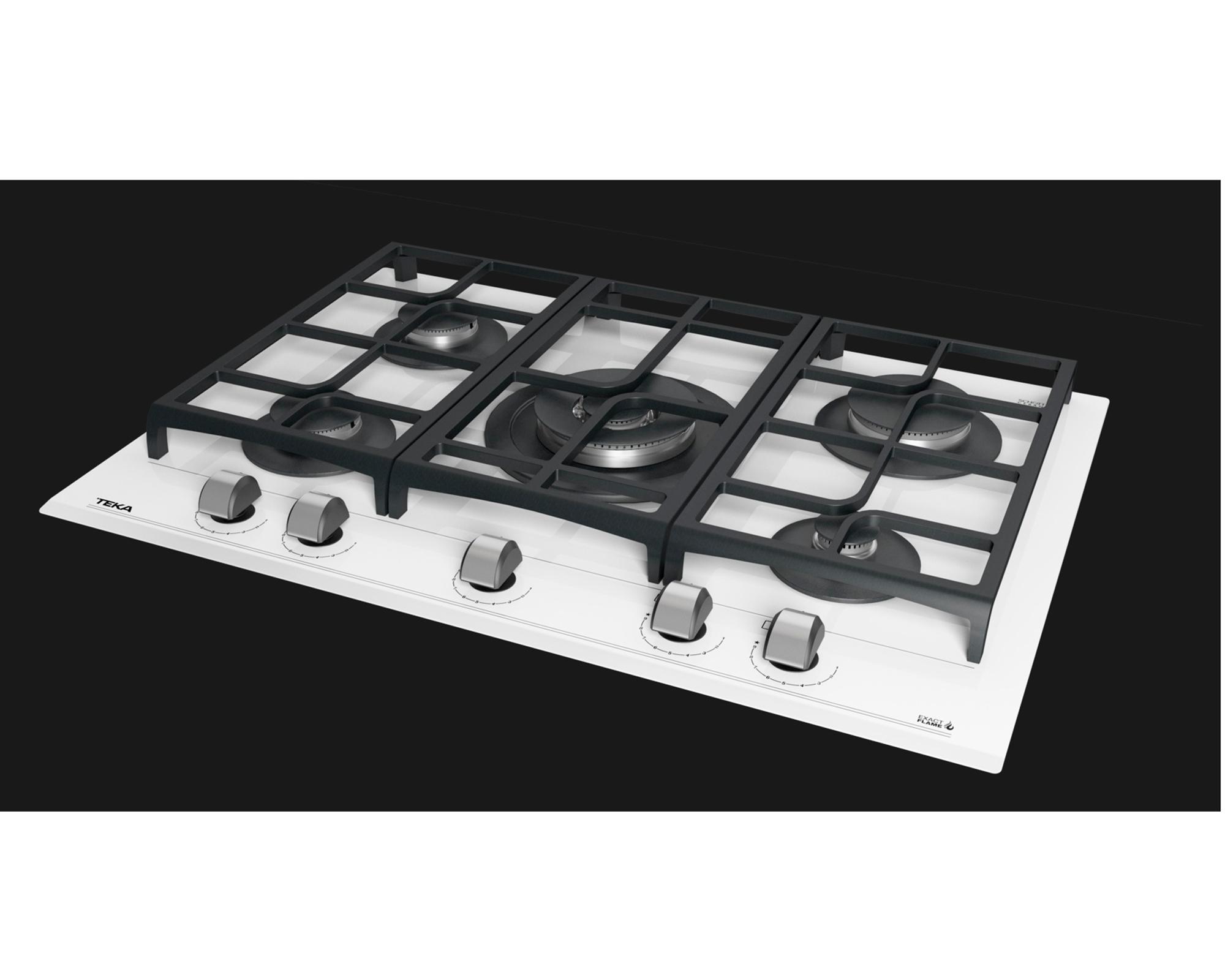 Encimera a gas 5 quemadores GZC 75330 XBB WH Teka-3