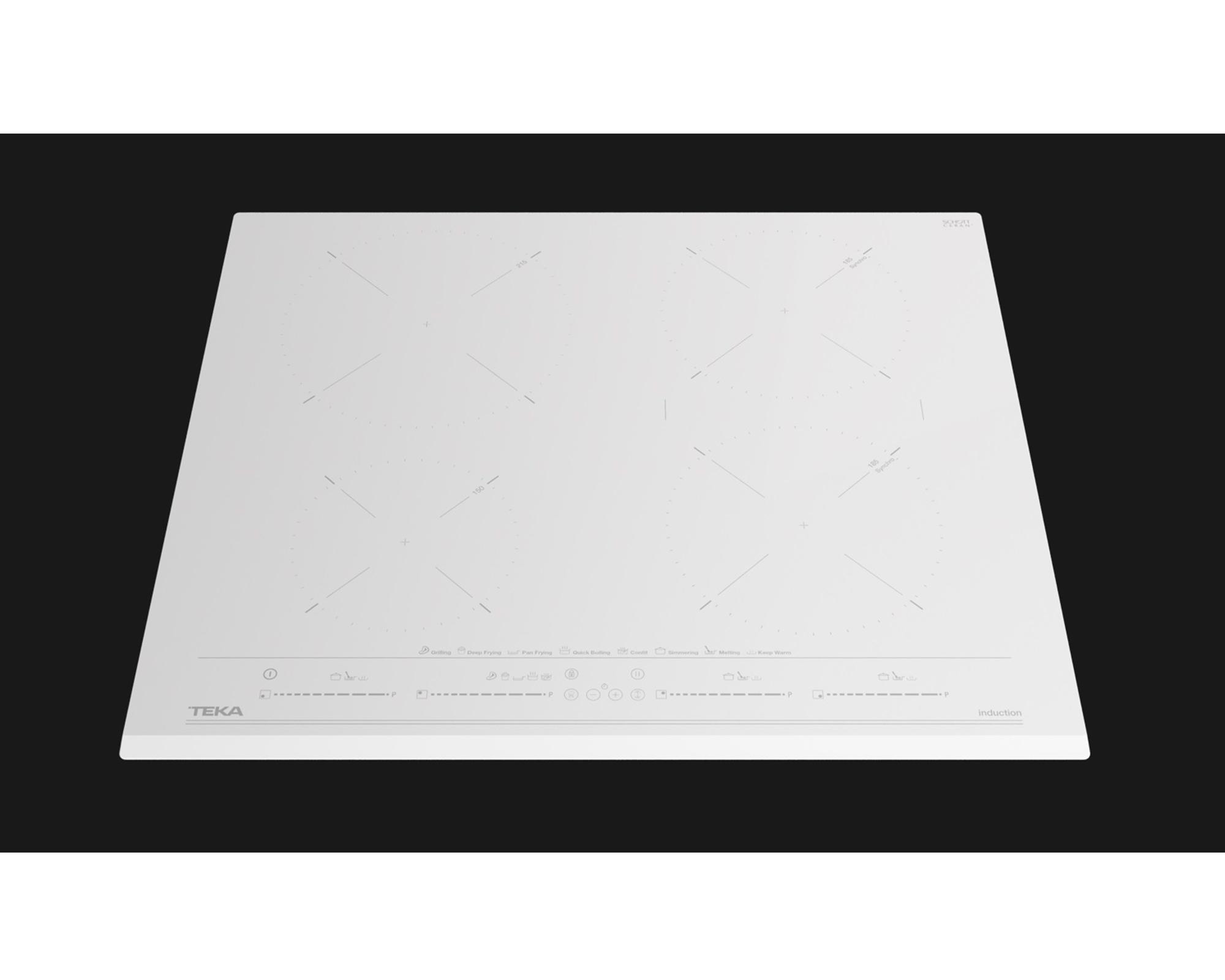 Encimera vitrocerámica 4 quemadores IZC64630 WHMST blanco Teka.-2