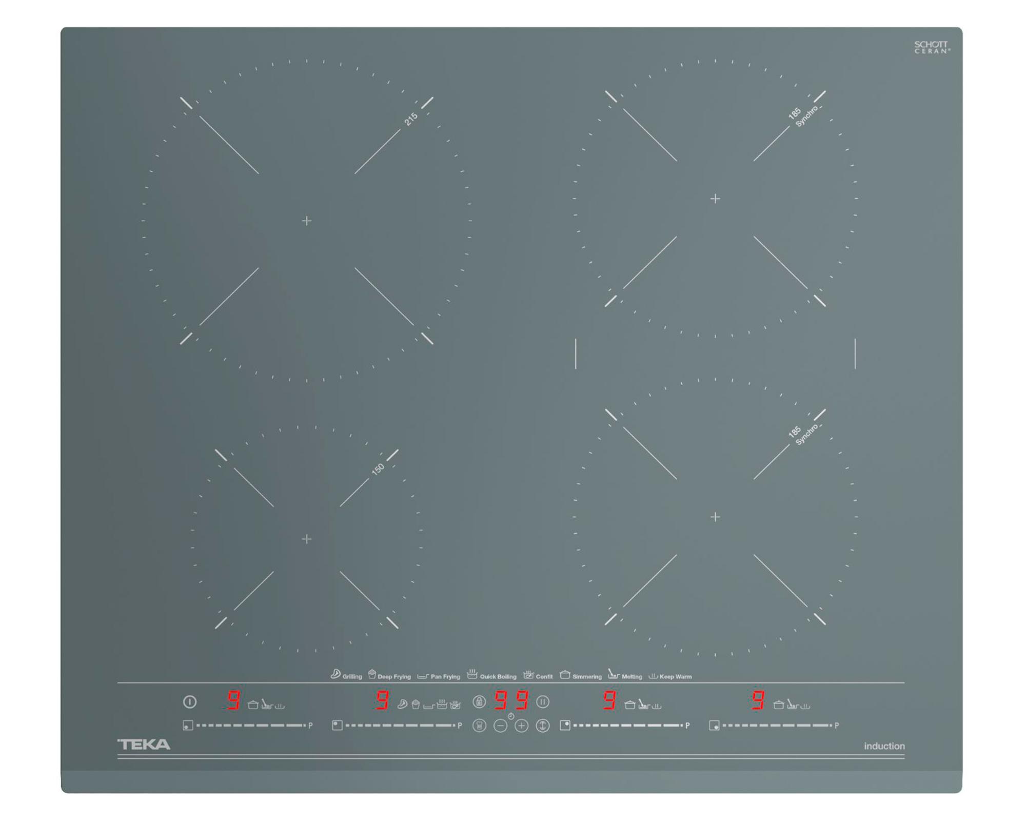 Encimera eléctrica 4 quemadores IZC-64630 MST ST teka.-0