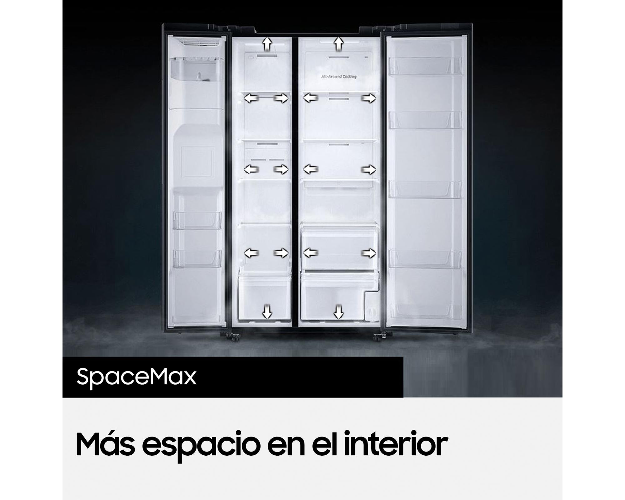 Refrigerador Side by Side Space max RS60T5200S9 628 lt gris-3