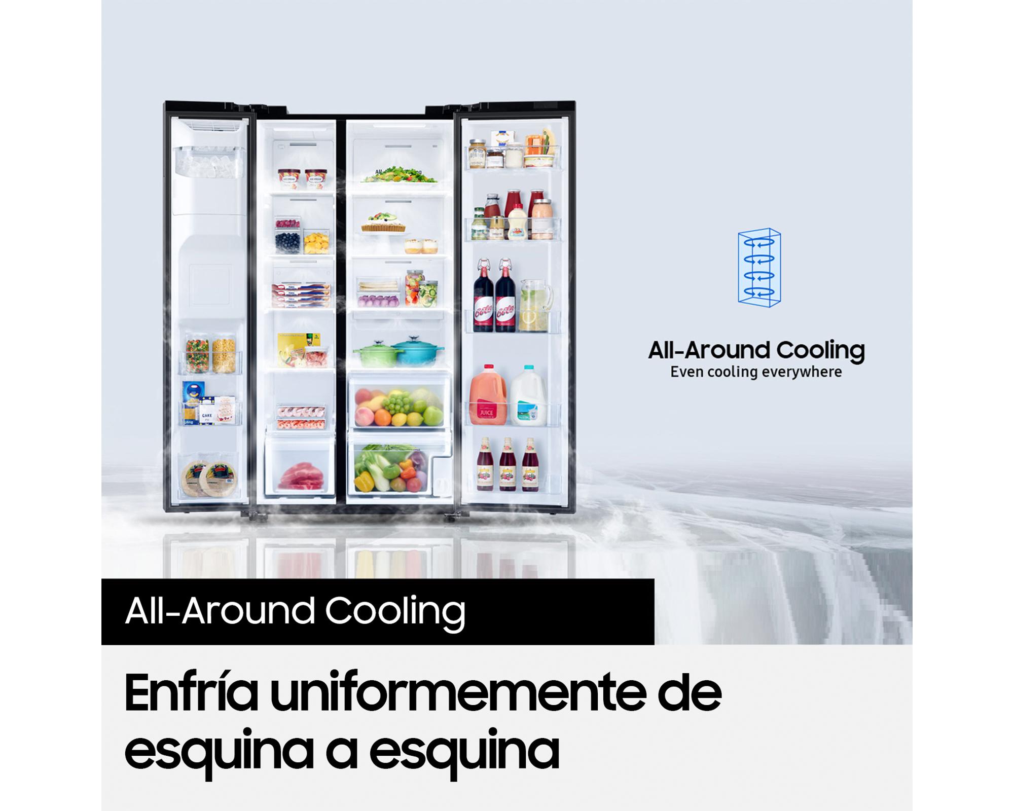 Refrigerador Side by Side Space max RS60T5200S9 628 lt gris-2