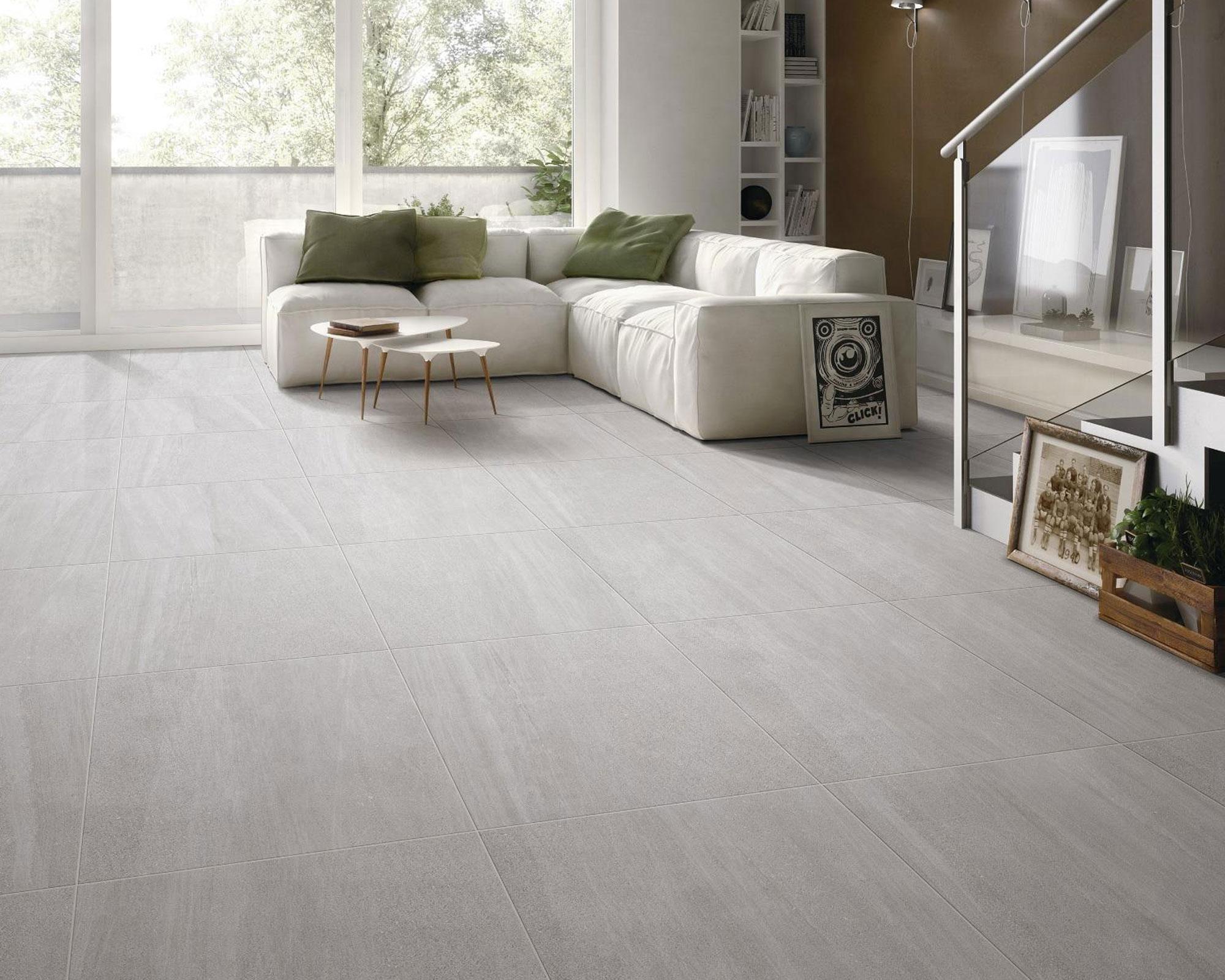 Gres porcelanato piso muro 60x60 cm Milenium gris claro 1.44 m2 Klipen-1