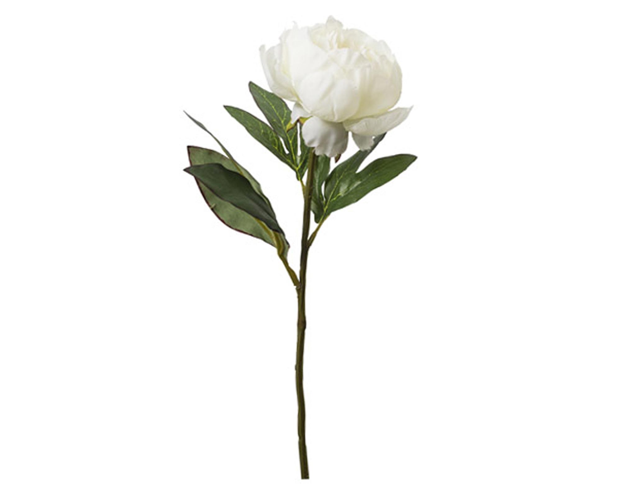 Flor artificial Peonía blanco The Garden.-0