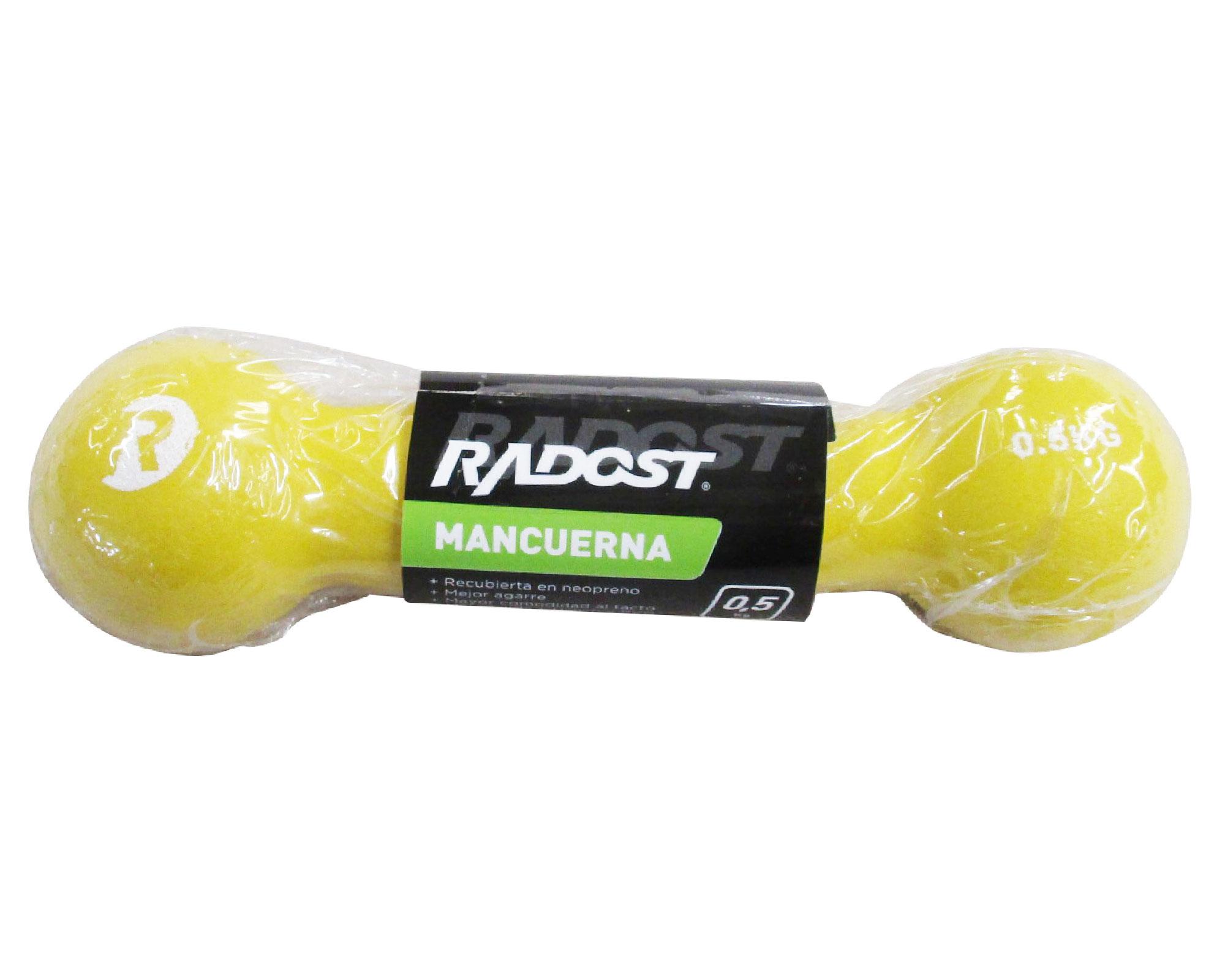 Mancuerna 0,5 kg amarillo Radost.-4
