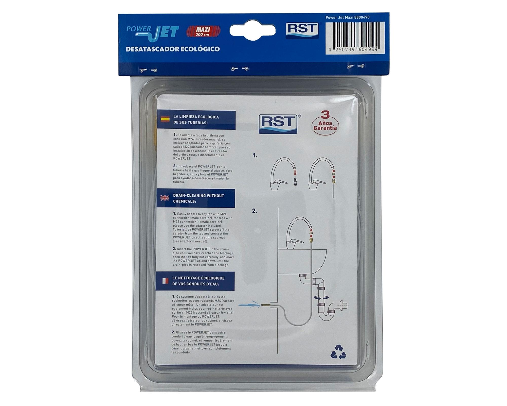 Destapador de desagües 3 m Ecológico Mateu-2