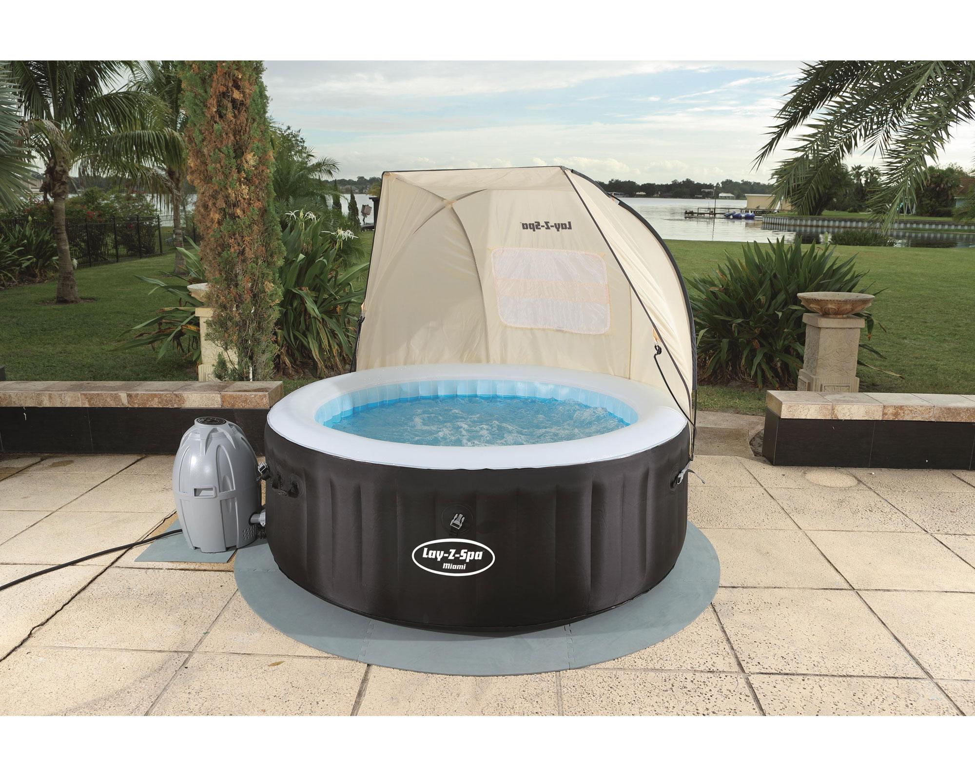 Tienda para Spa inflable Canopy Airjet Lay-Z Bestway.-6