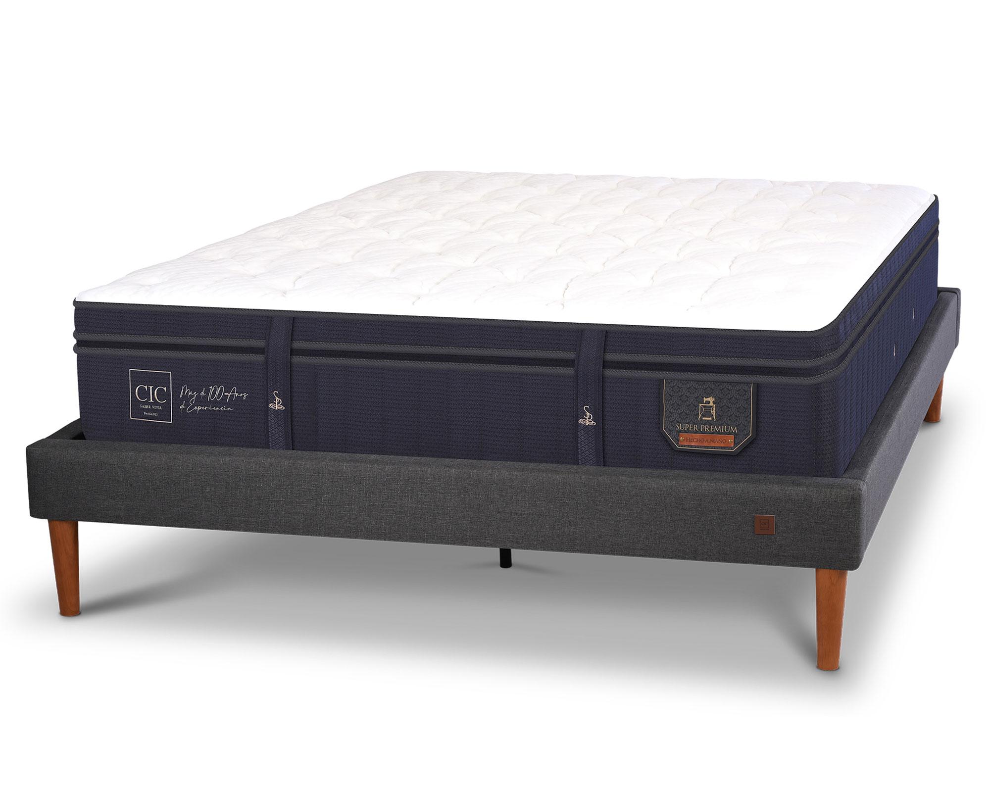 Cama europea curve 2 plazas Super Premium Cic-1