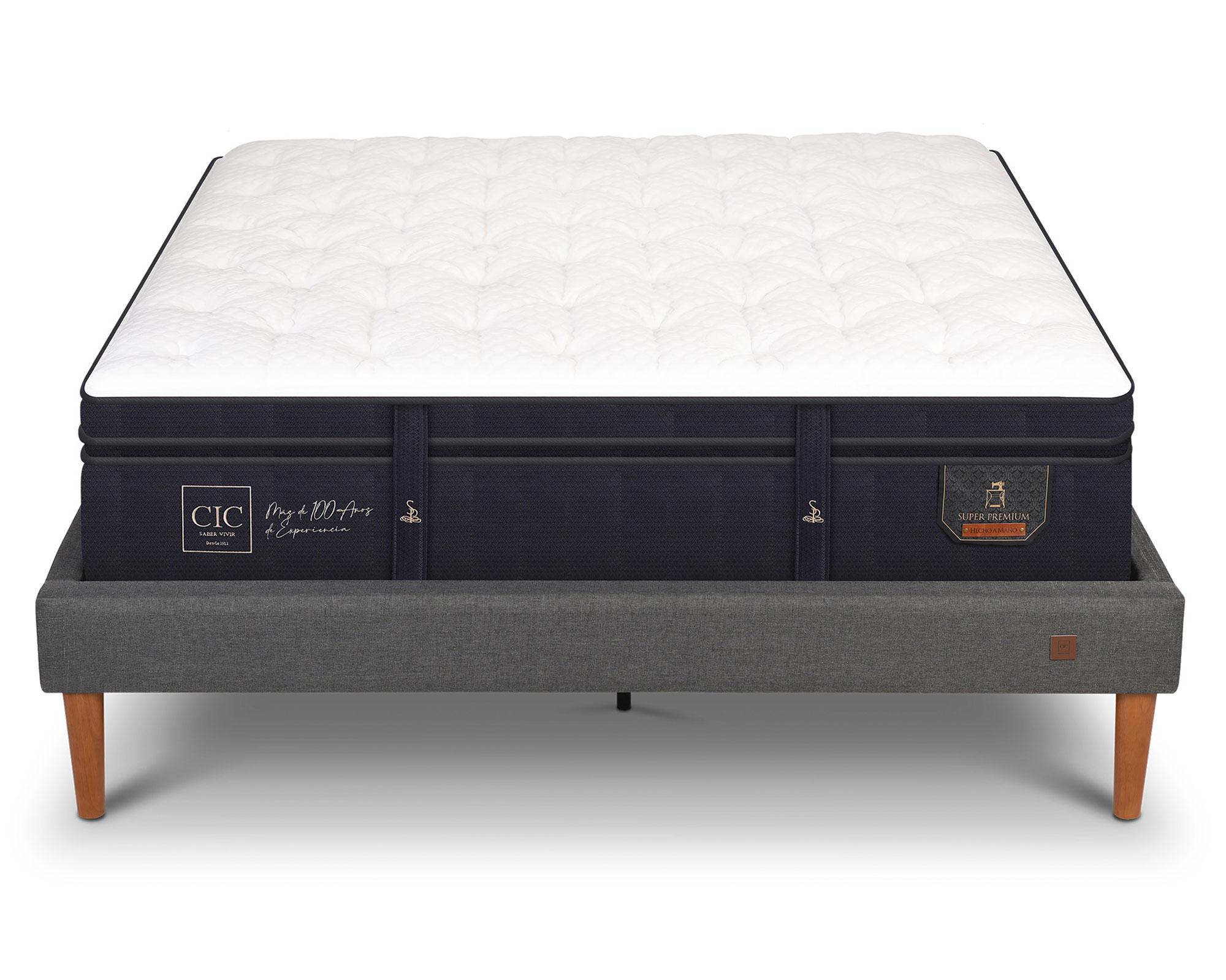 Cama europea curve 2 plazas Super Premium Cic-0