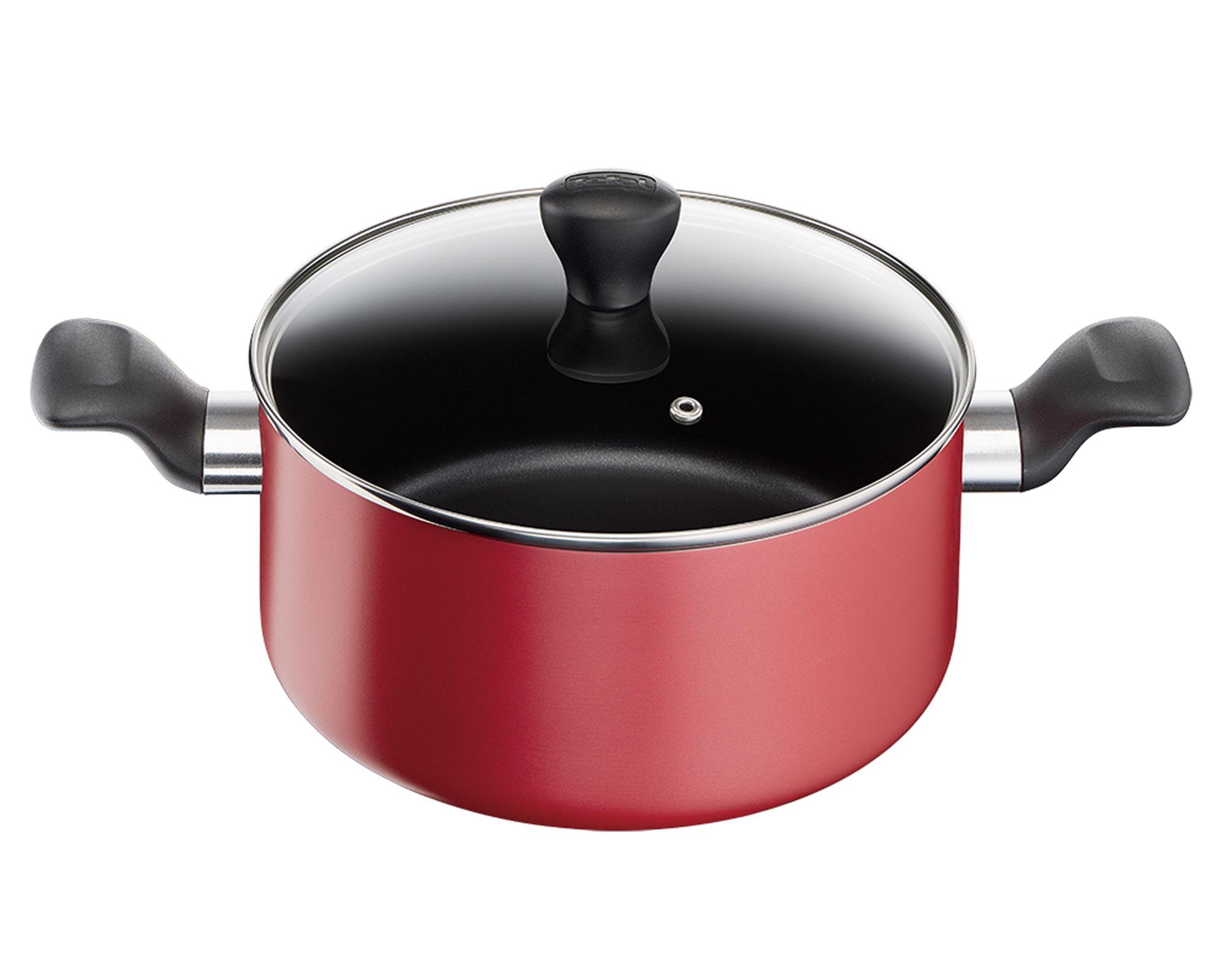 Batería 9 piezas B243S985 rojo Tefal.-3