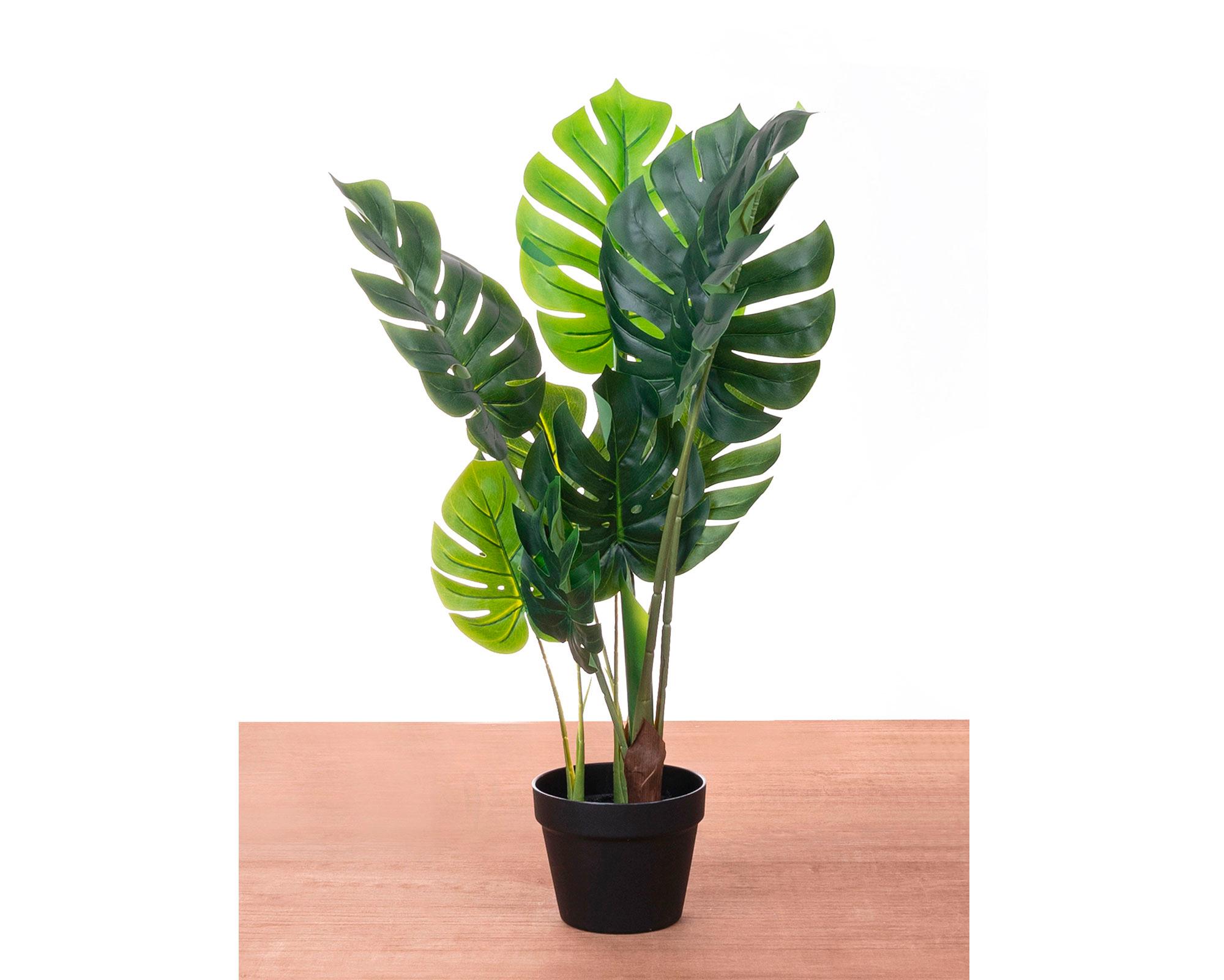 Planta artificial 85 cm Monstera Outzen-3