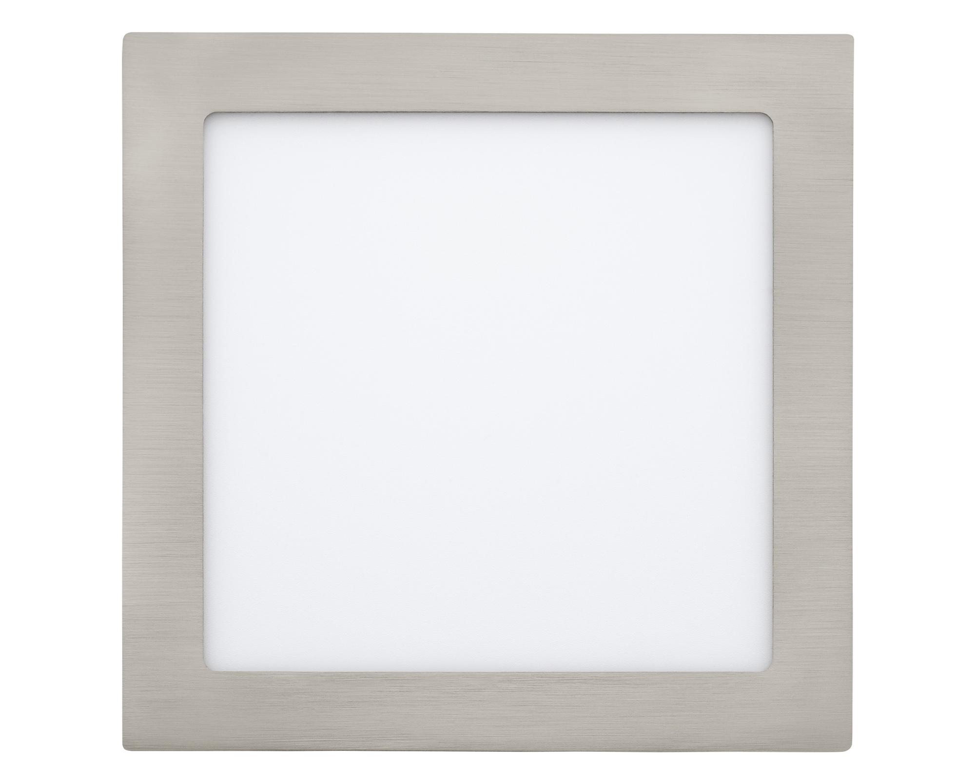 Foco LED embutido 1L Fueva 1 cuadrado plata Eglo-0