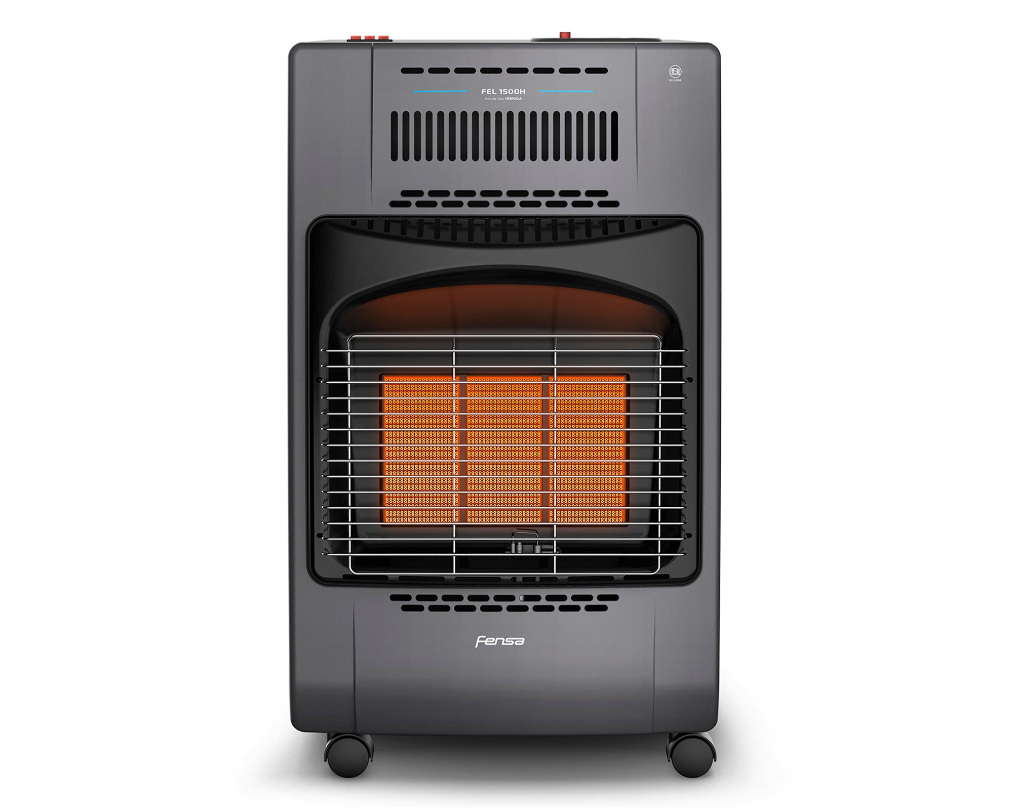 Estufa gas híbrida Fel 1500H gris-0