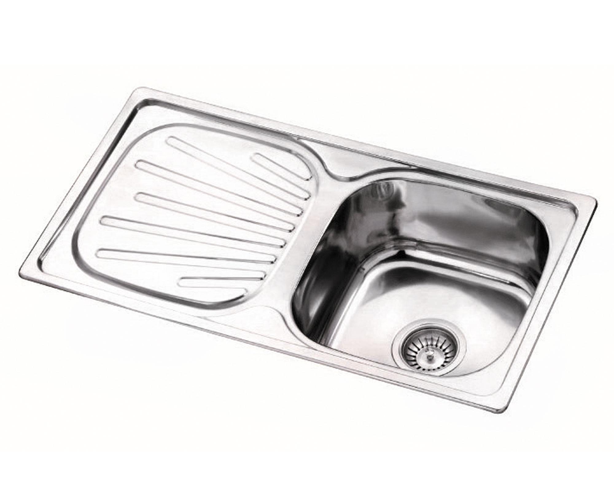 Lavaplatos empotrado izquierda inox Barcelo-0