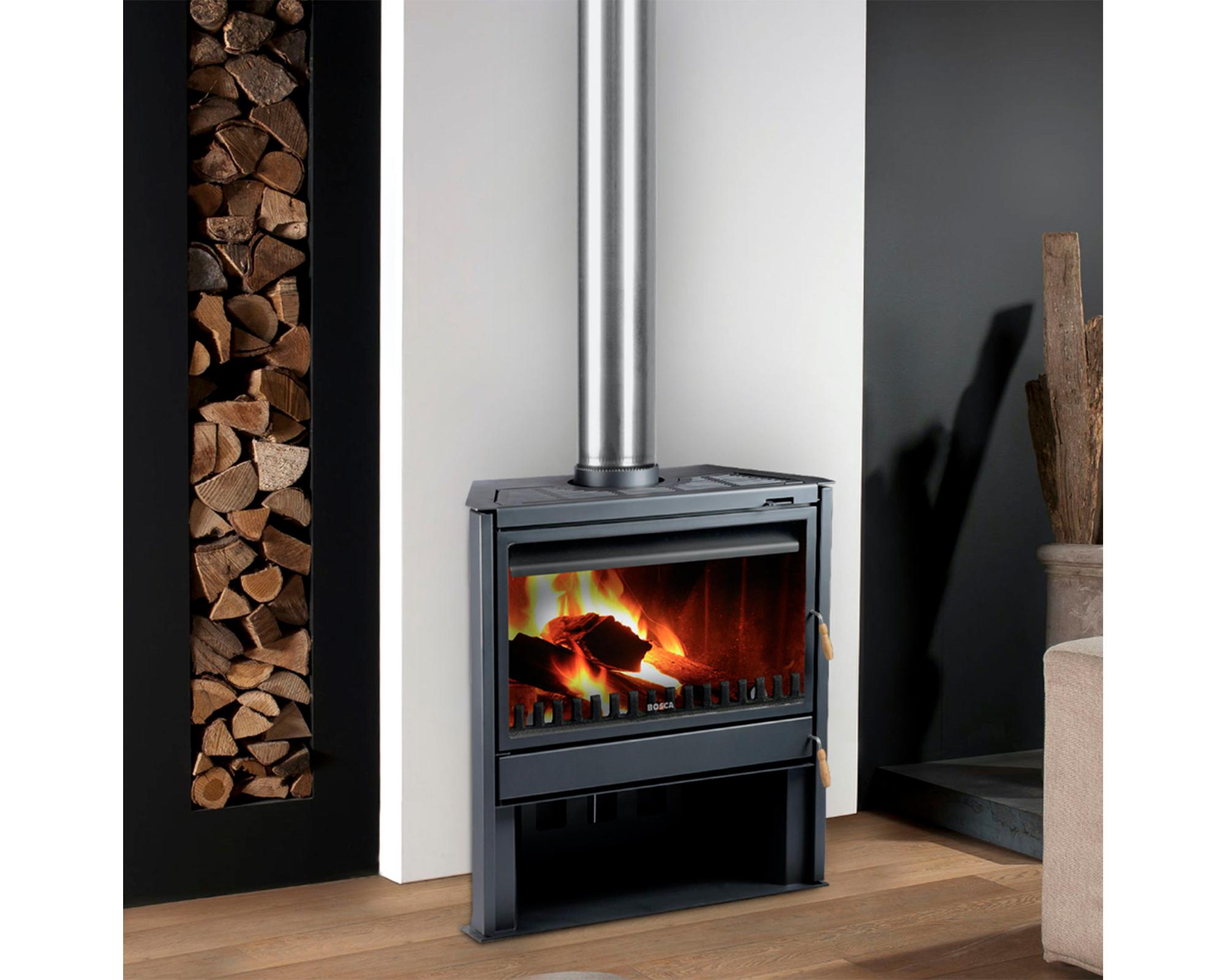 Calefactor a leña Chimenea 850 FS 27 kW-2