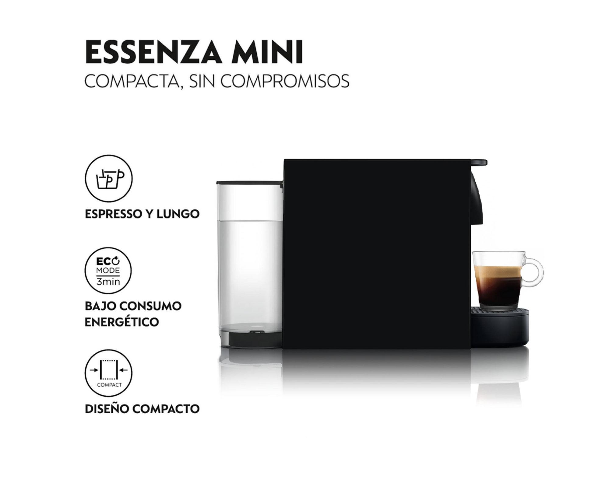Cafetera Essenza mini + espumador leche Aeroccino3 Nespresso.-4