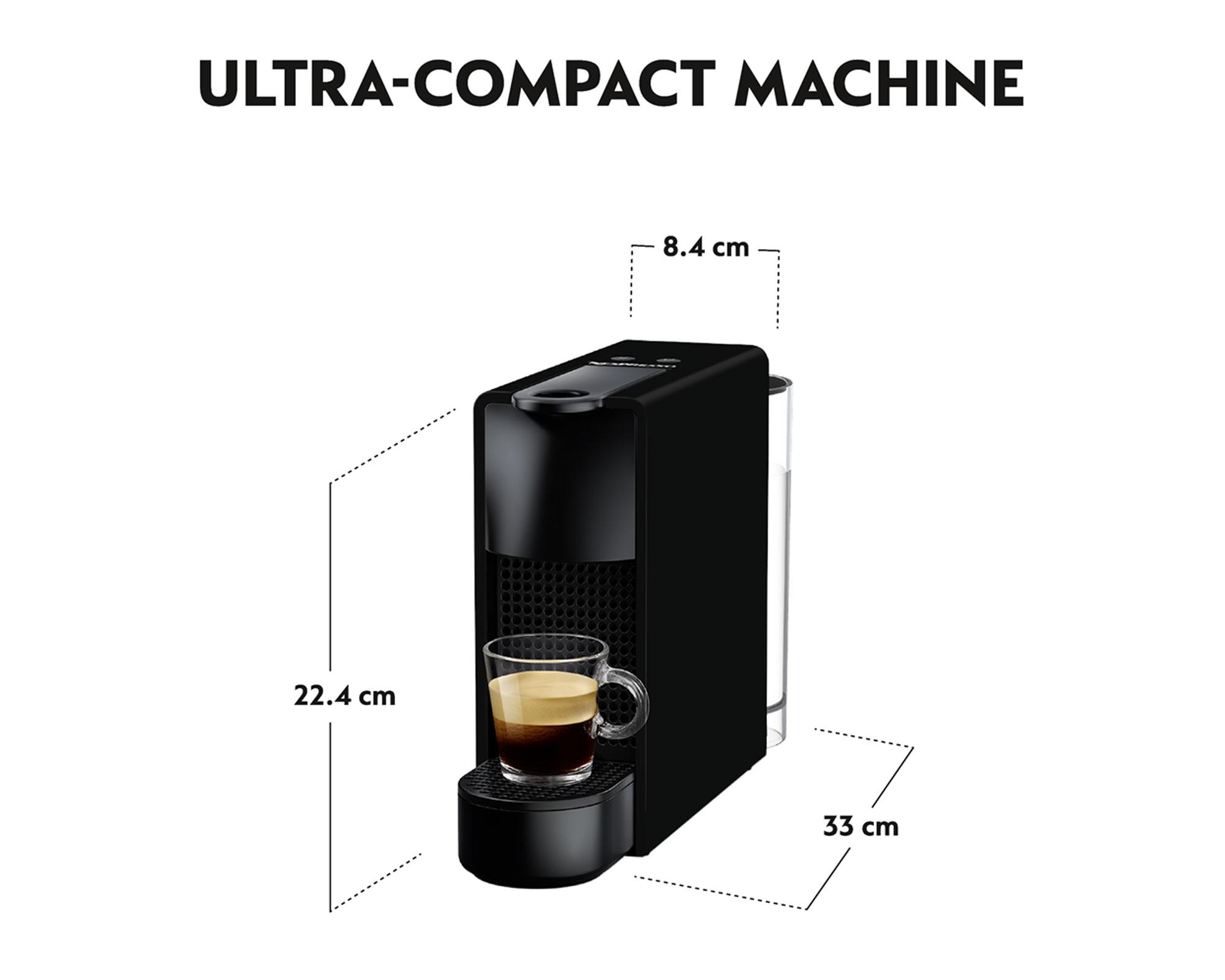 Cafetera Essenza mini + espumador leche Aeroccino3 Nespresso.-6