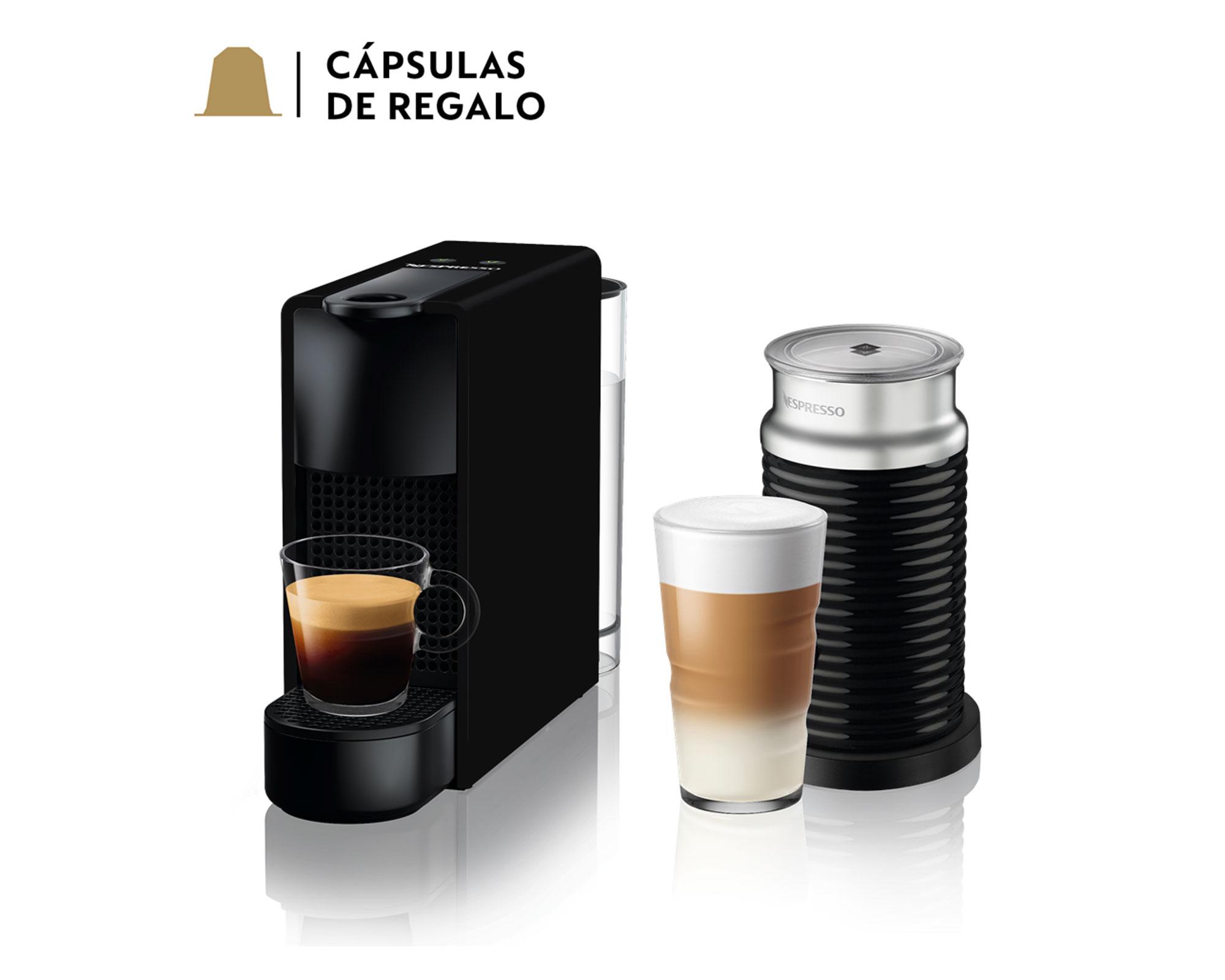 Cafetera Essenza mini + espumador leche Aeroccino3 Nespresso.-0