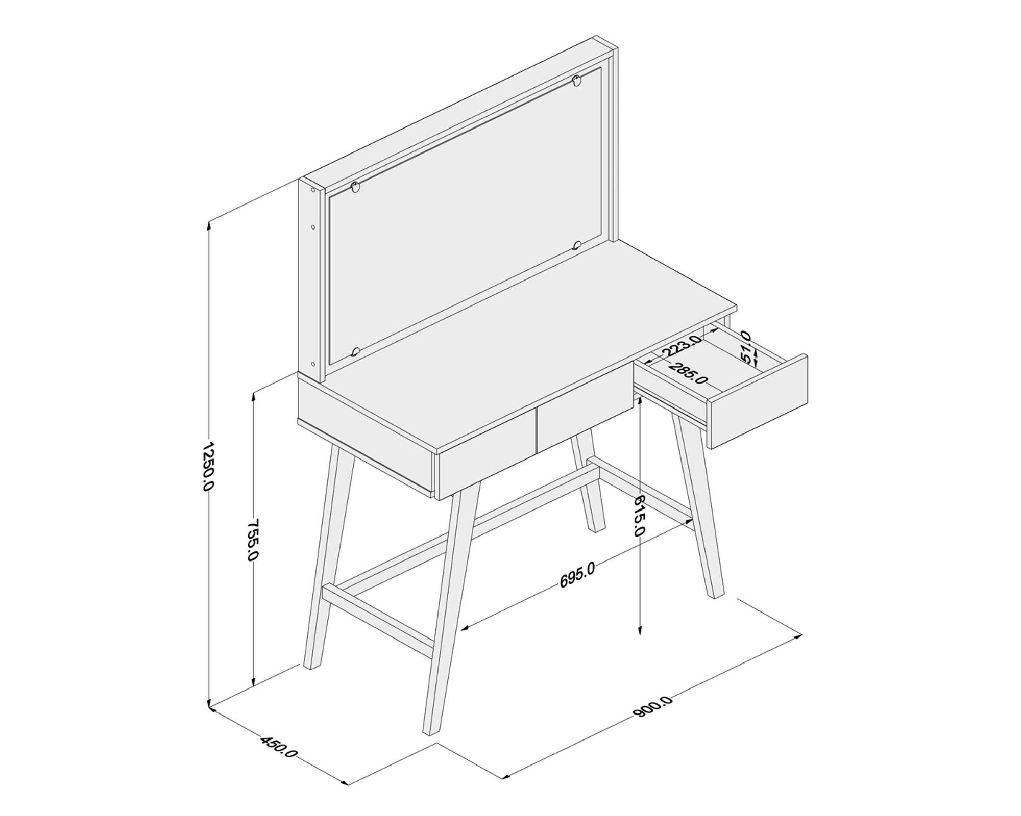 Tocador West blanco Favatex.-4