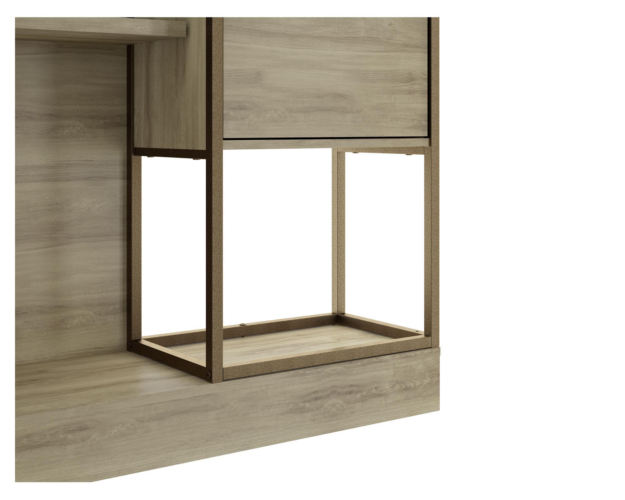 Home TV 60'' Patton café claro/pastel Favatex.-2