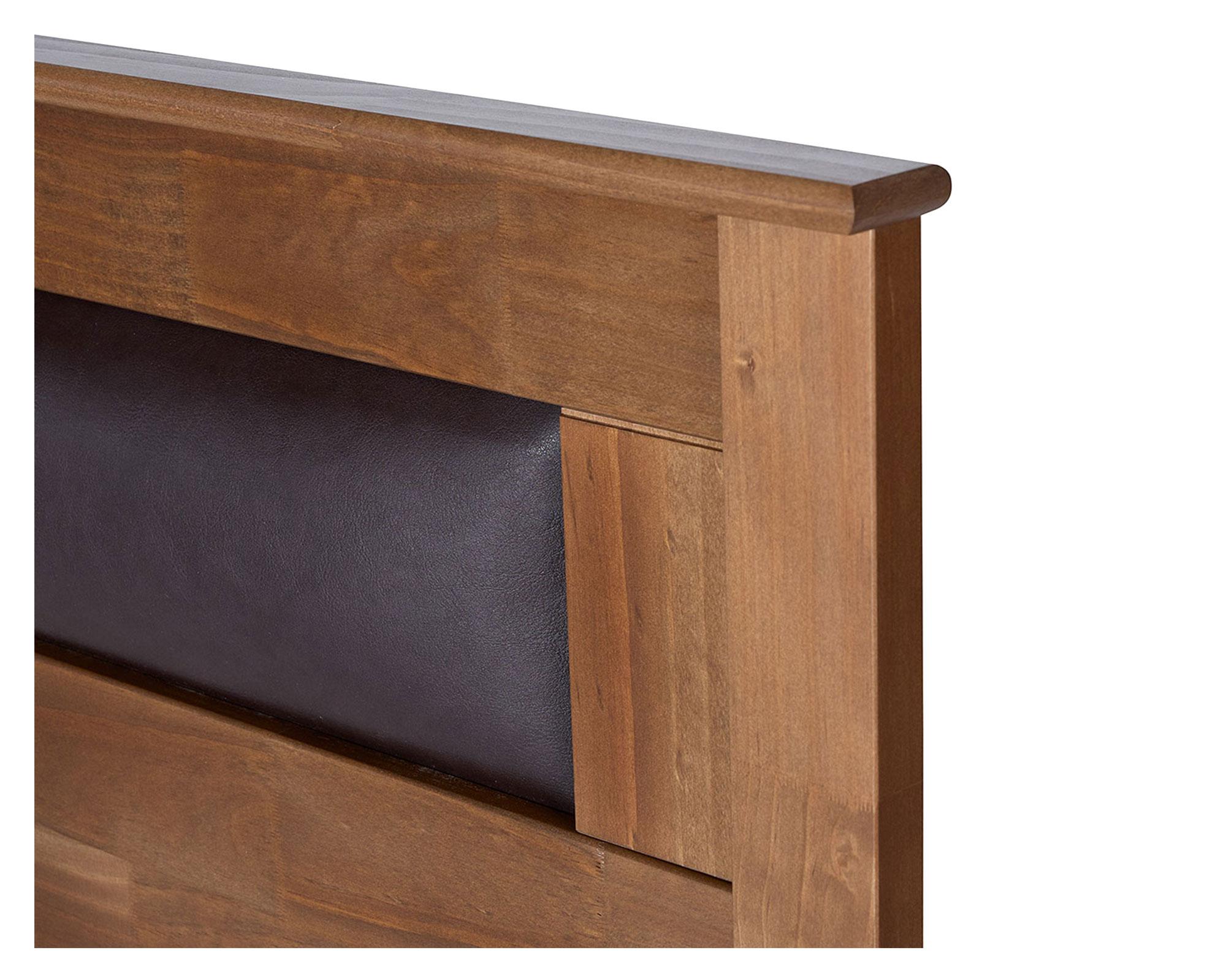 Cama europea 2 plazas New Style 6 + respaldo Ferrara Rosen-4